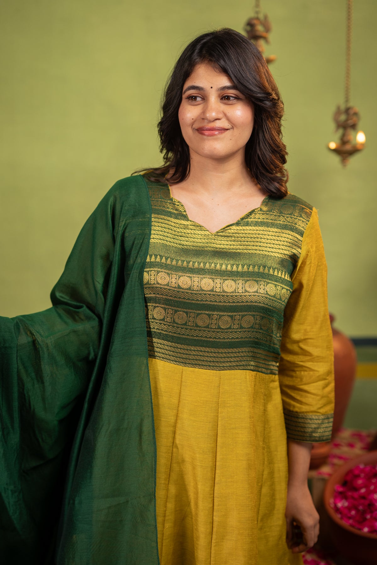 Vintage Rudra B (Kurti+Dupatta)