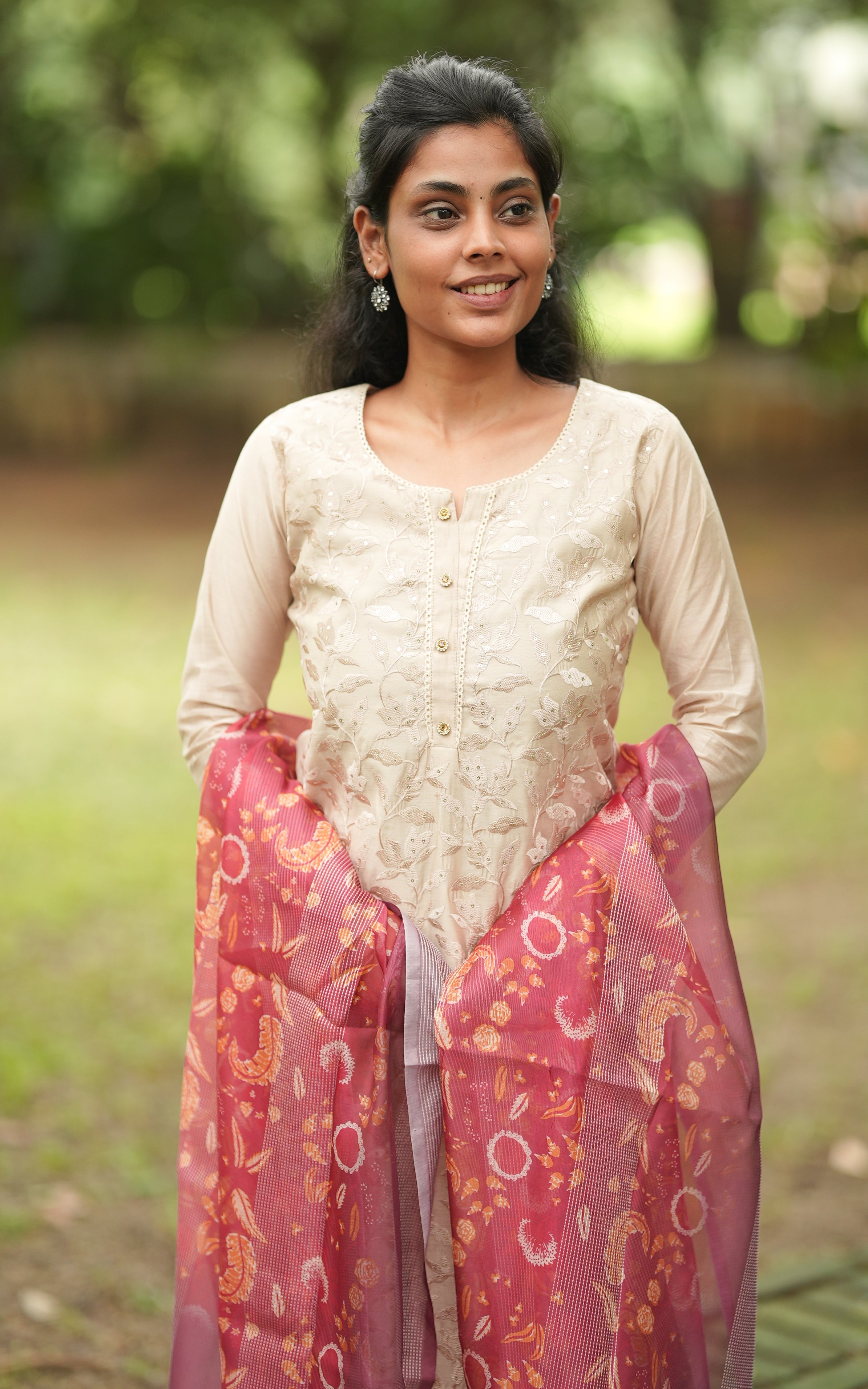 Remi (Kurti+Pant+Dupatta) KURTIS Instore