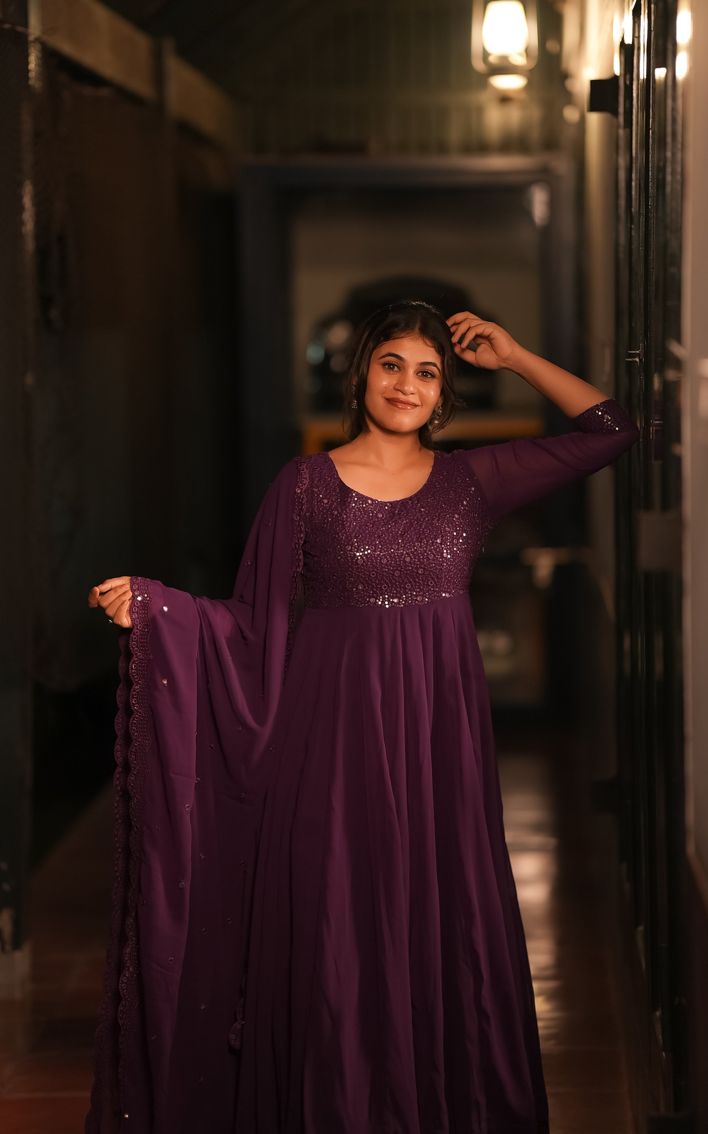 Anarkali kurti for festive occasions