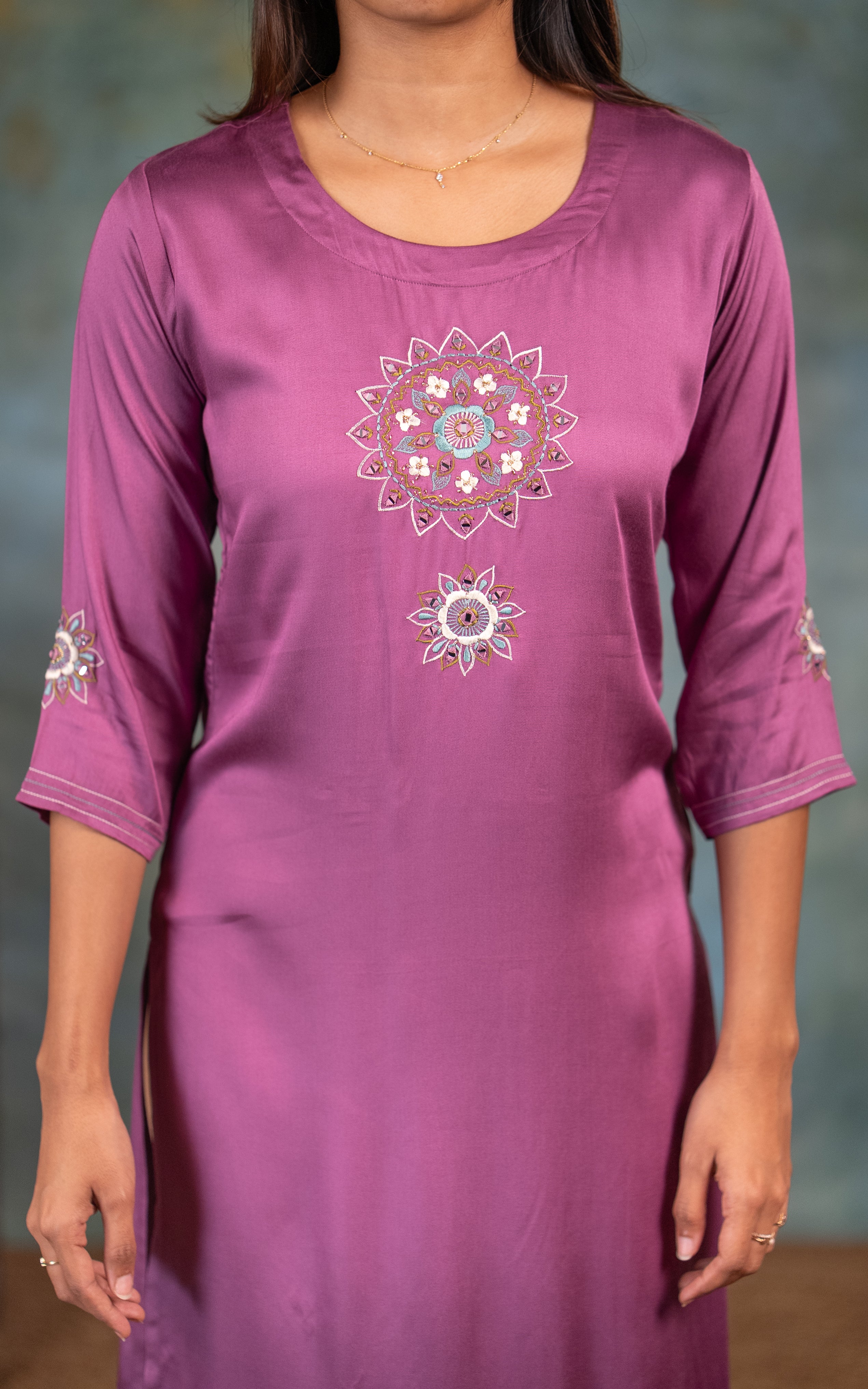Stylish Straight Cut Kurti for Everyday Office Wear