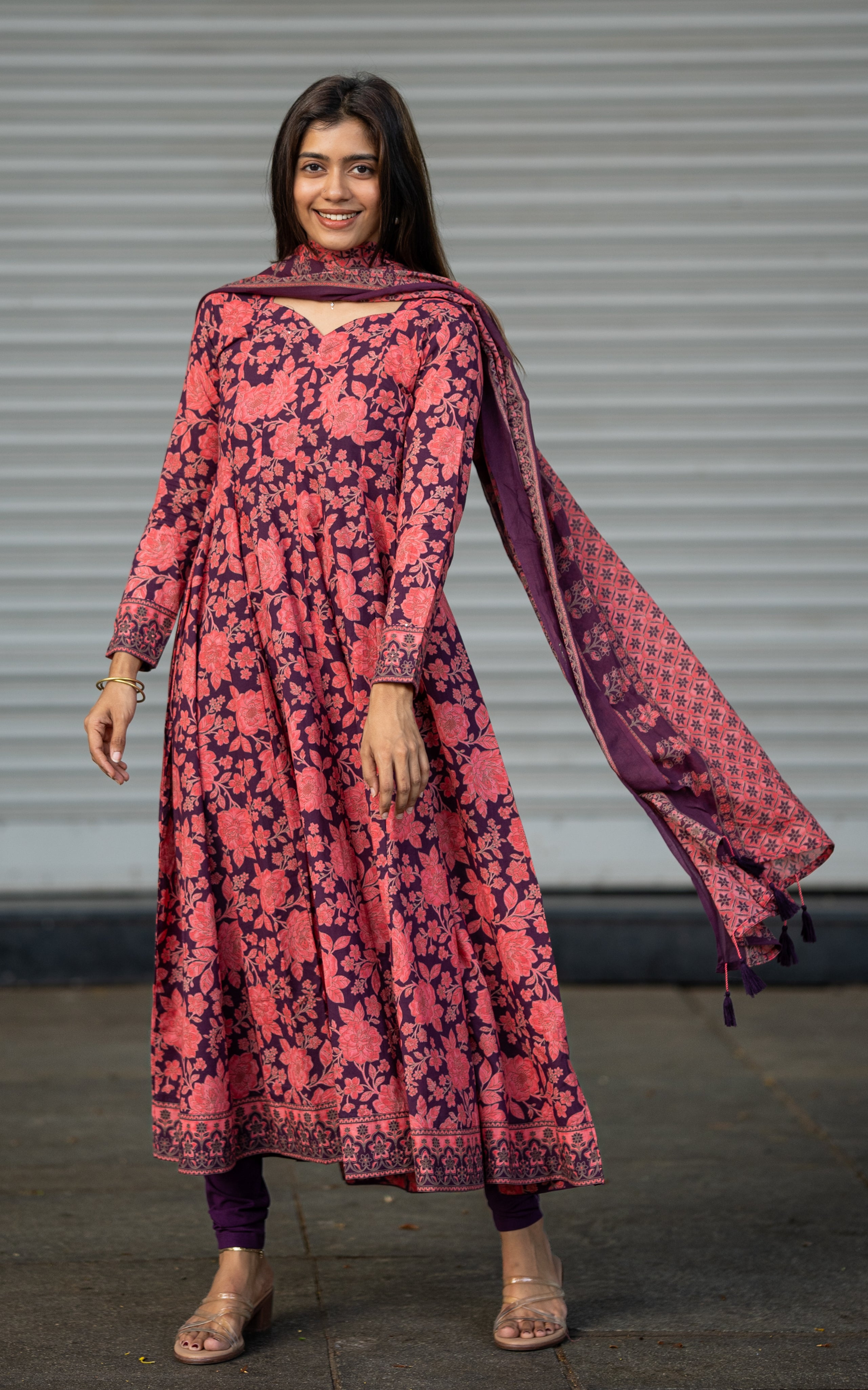 Rachana Purple (Kurti+Dupatta)