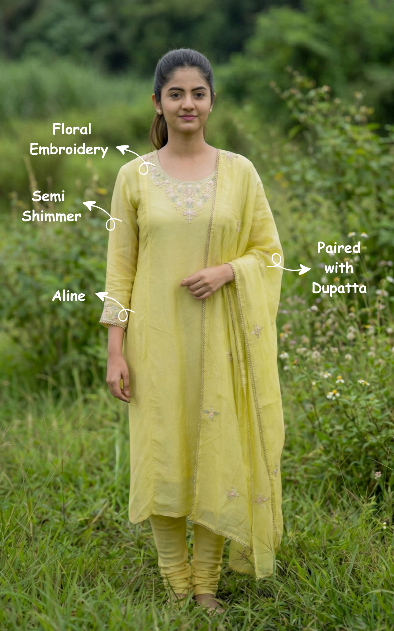 Nishkala B (Kurti+Dupatta)