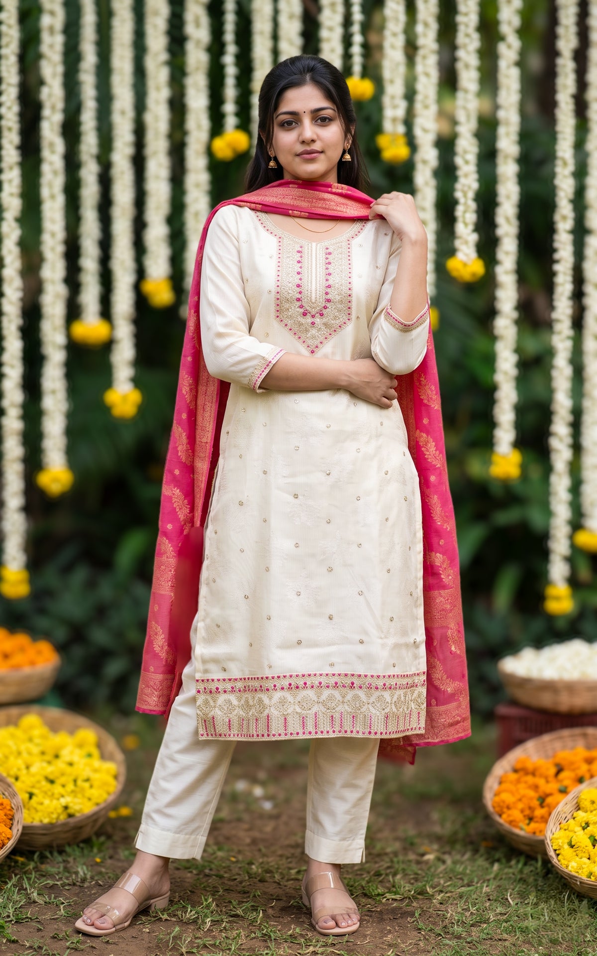 Kishitha (Kurti+Pant+Dupatta)