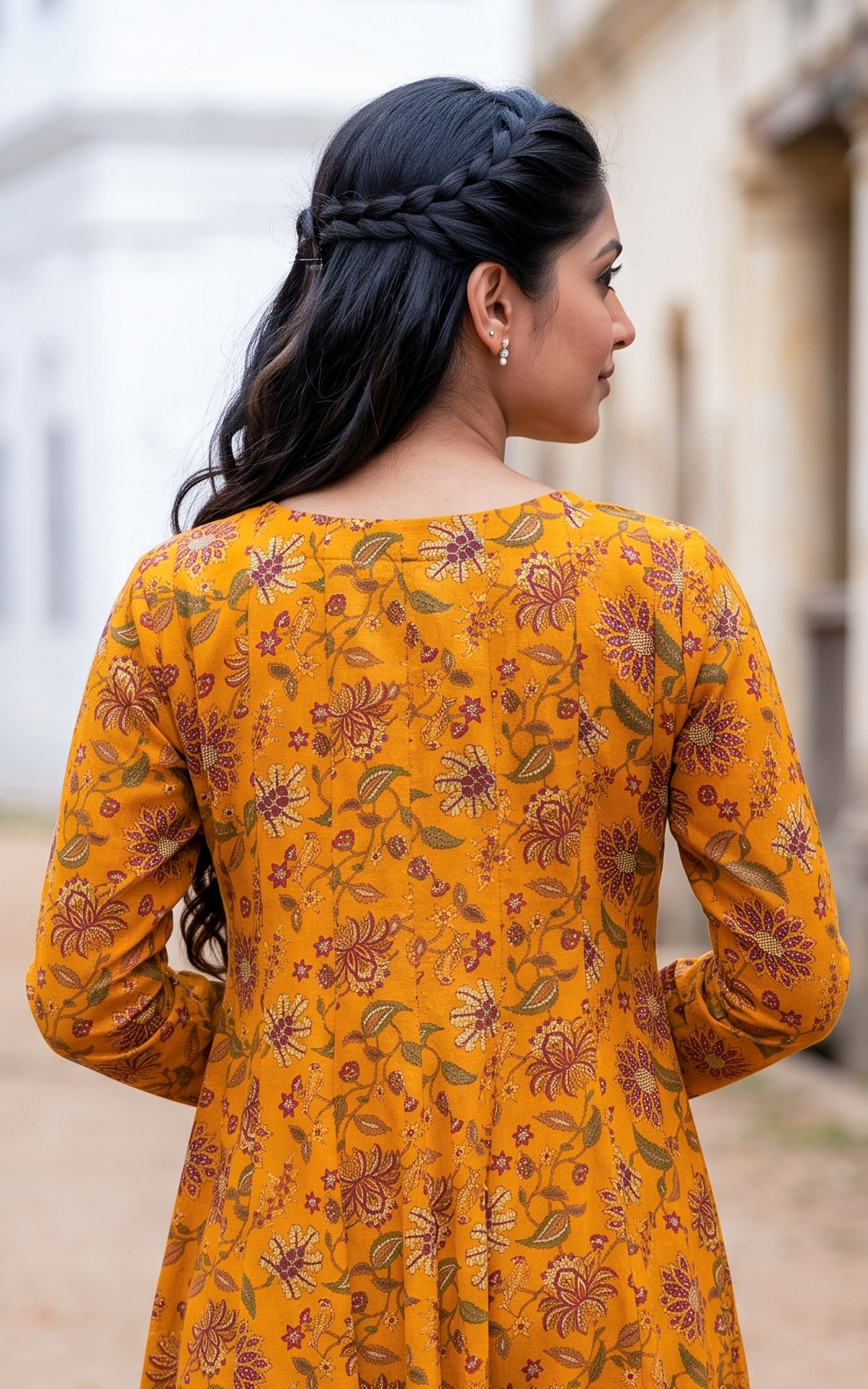 Thendral Mustard (Kurti+Dupatta)