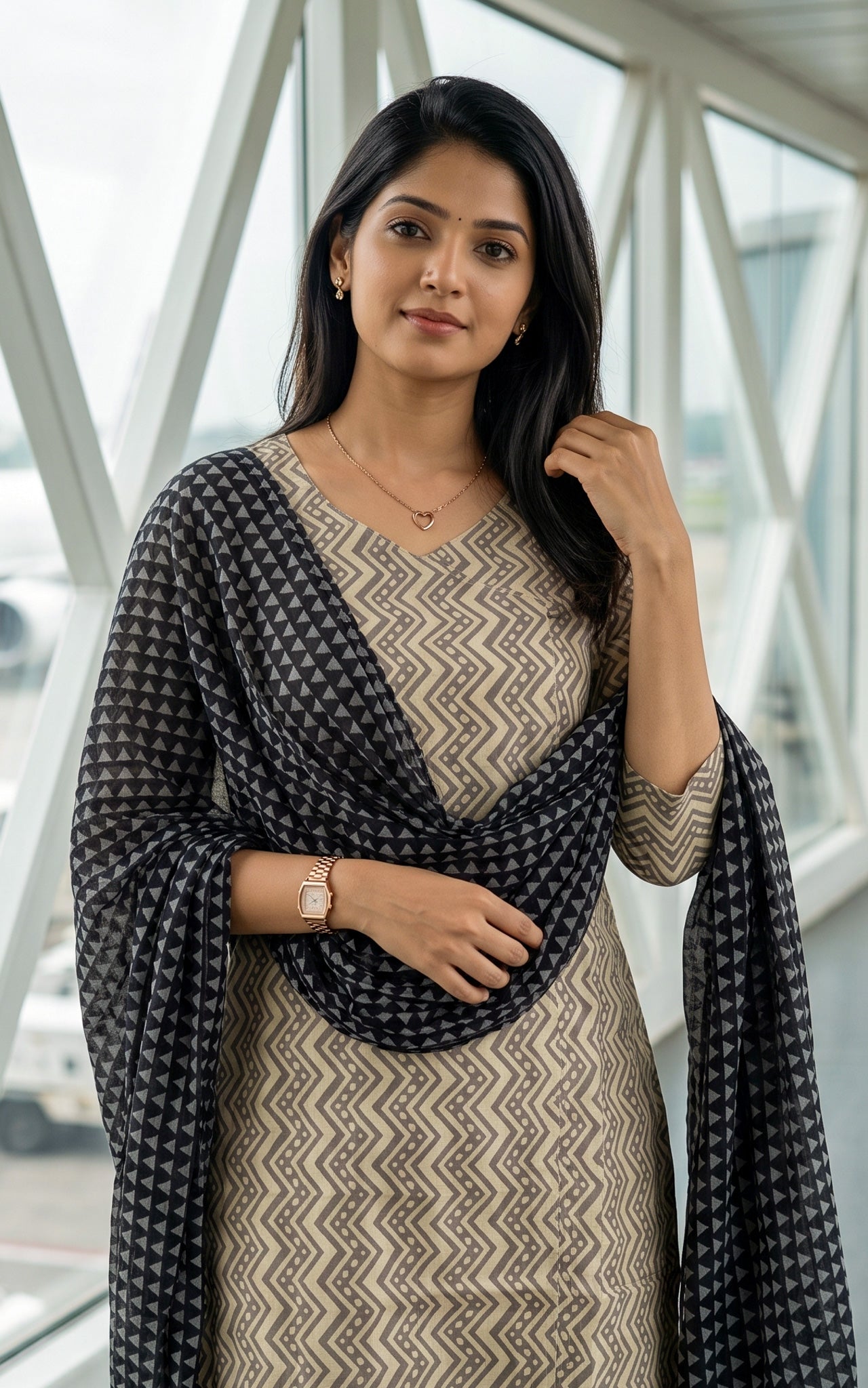 96 Jaanu Climax (Kurti+Dupatta)