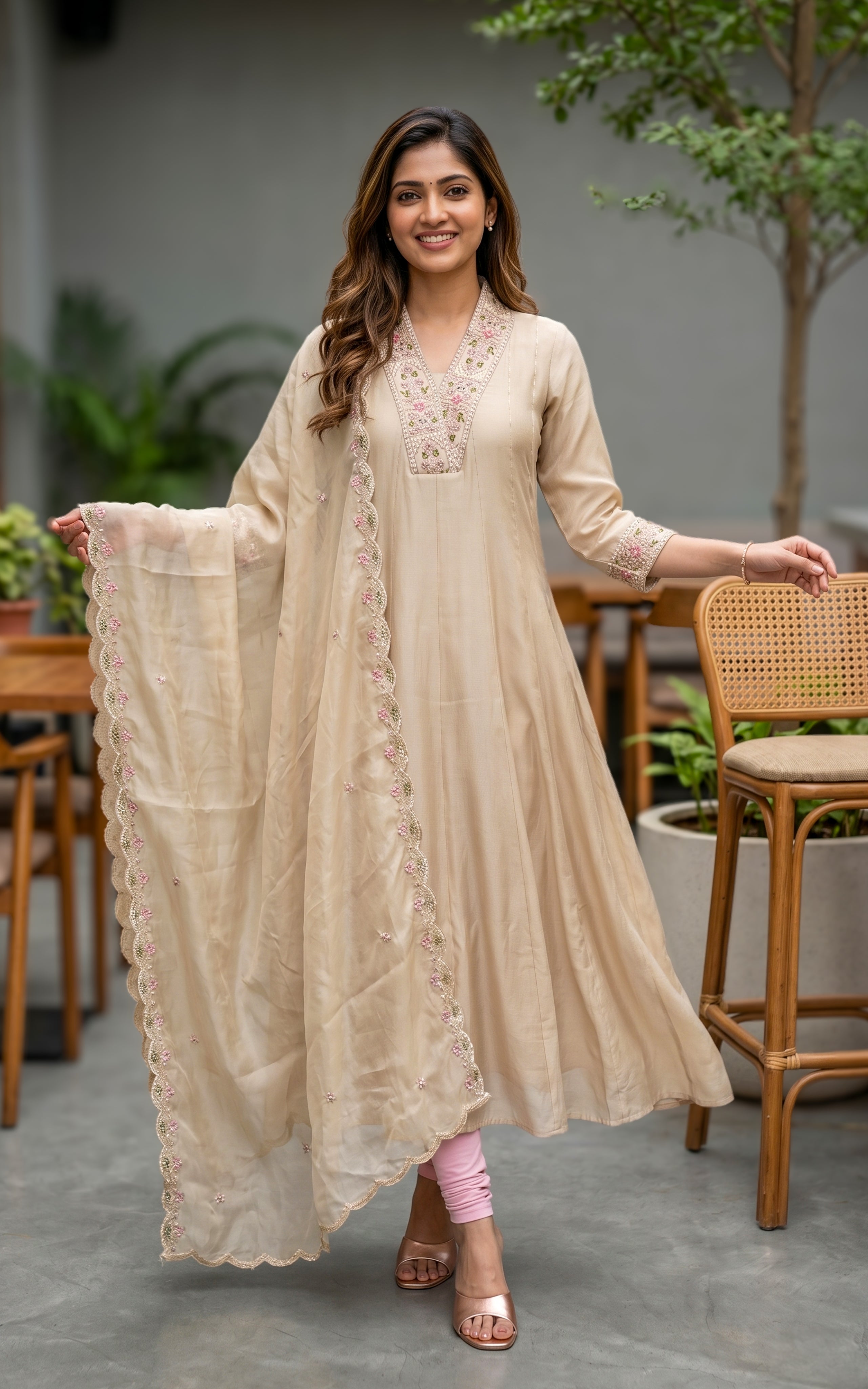Panimalar A (Kurti+Dupatta)