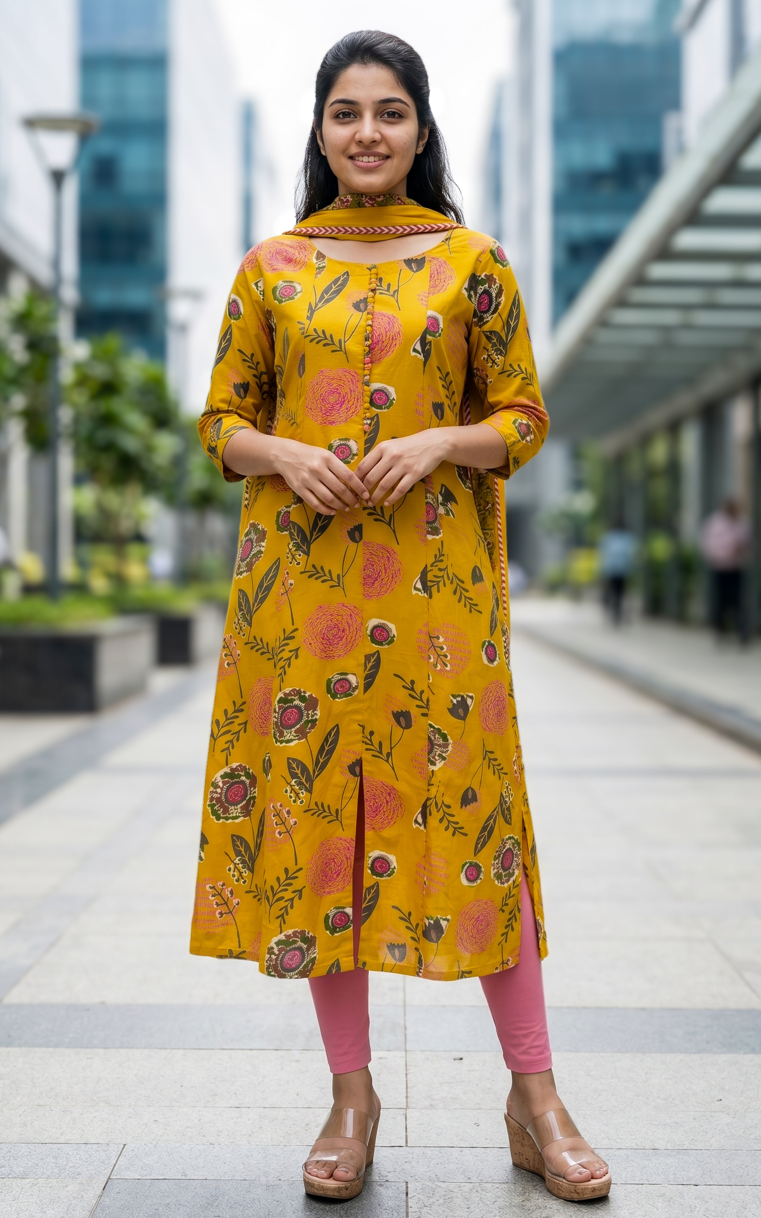 Saleema B (Kurti+Dupatta)