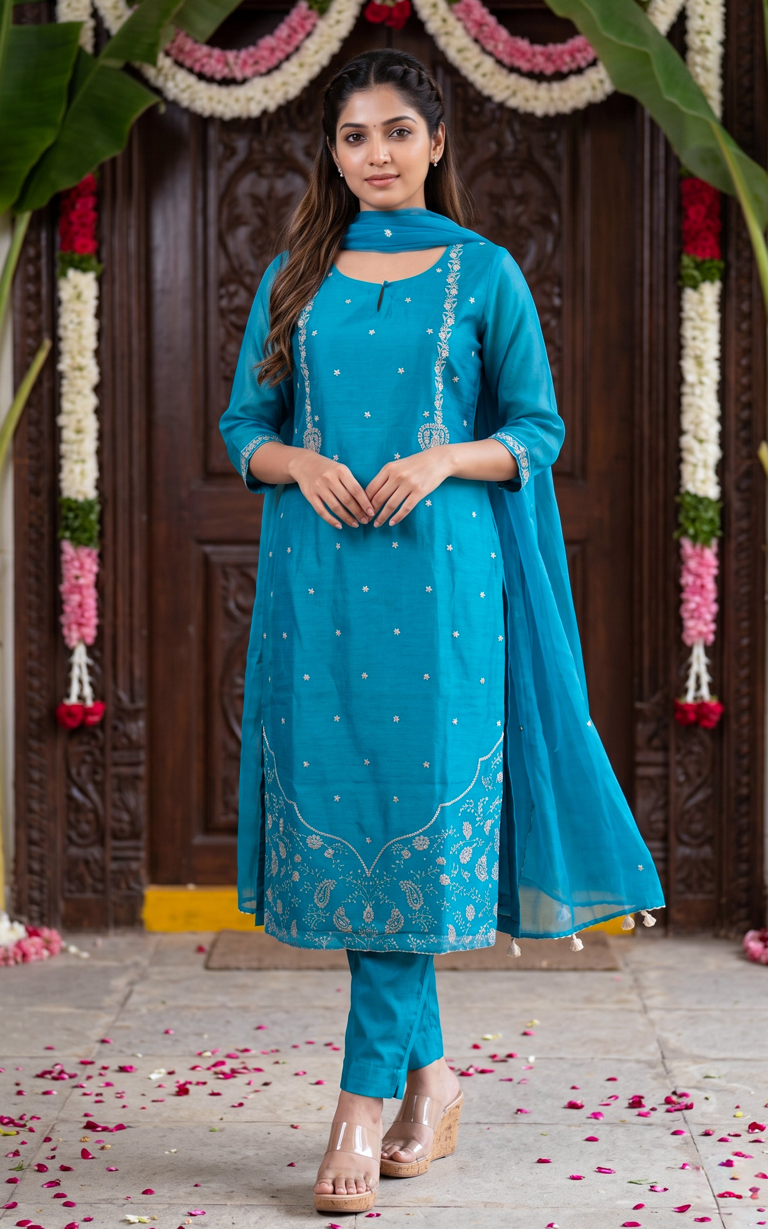 Gabriela (Kurti+Pant+Dupatta)