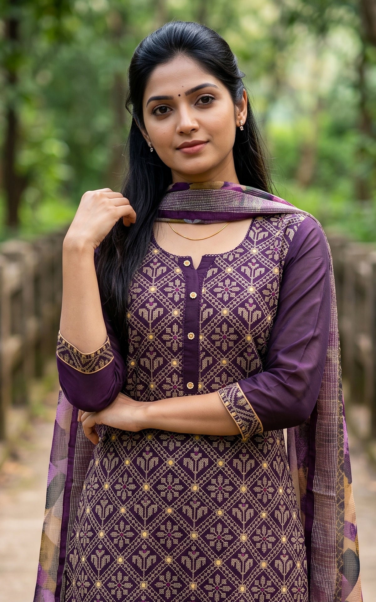 Rajakumari A (Kurti+Pant+Dupatta)