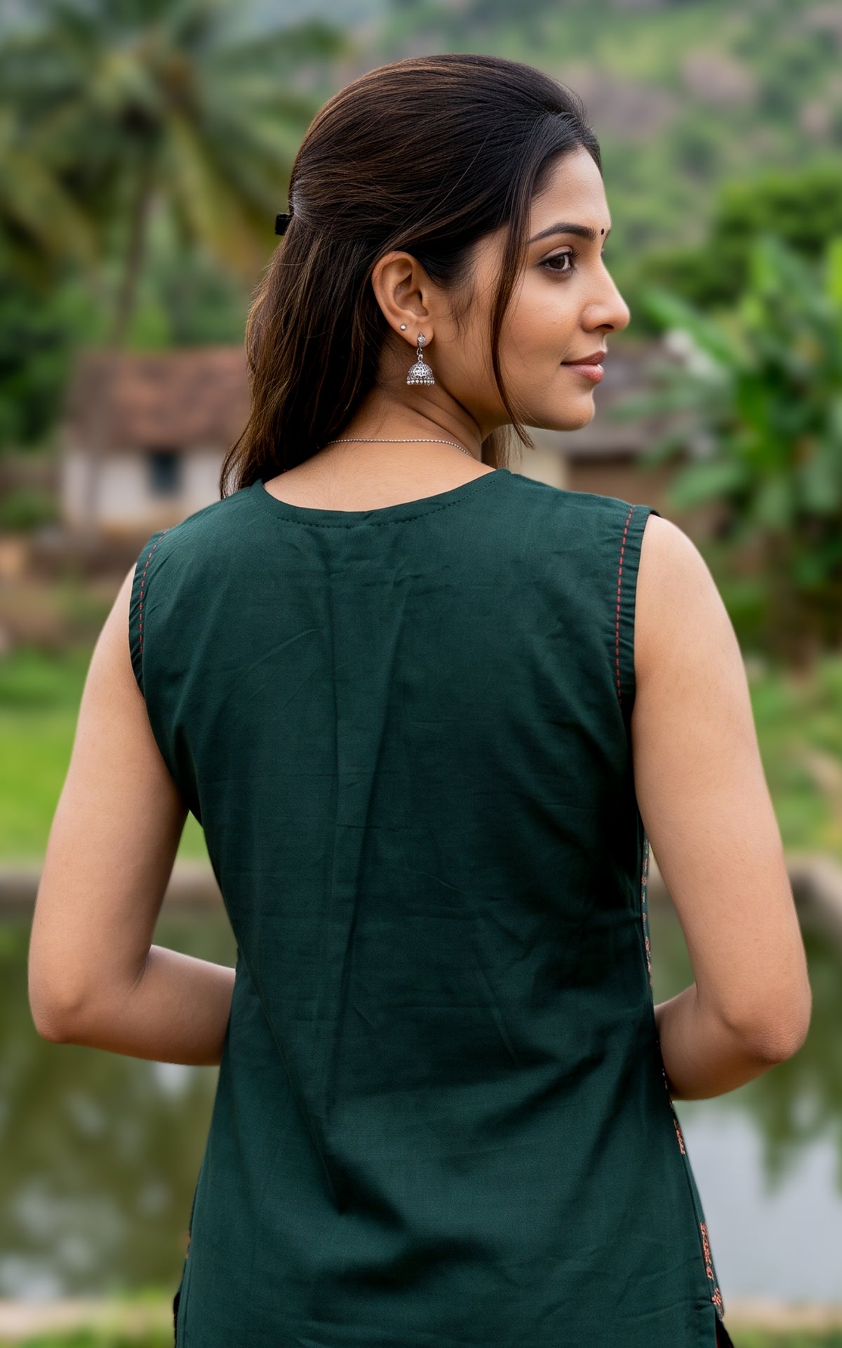 Shanmathi Handblock (Kurti+Pant)