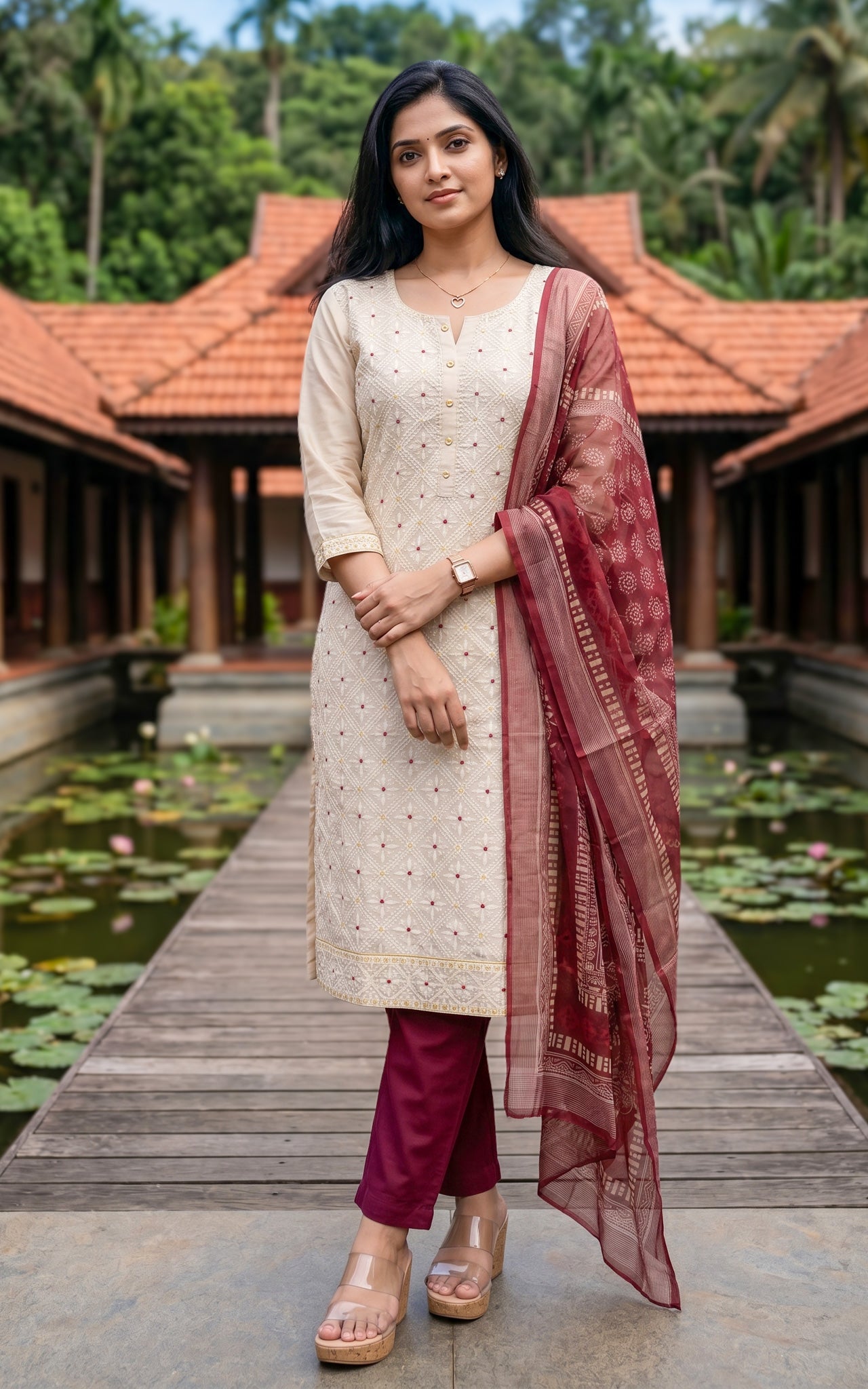 Rajakumari B (Kurti+Pant+Dupatta)