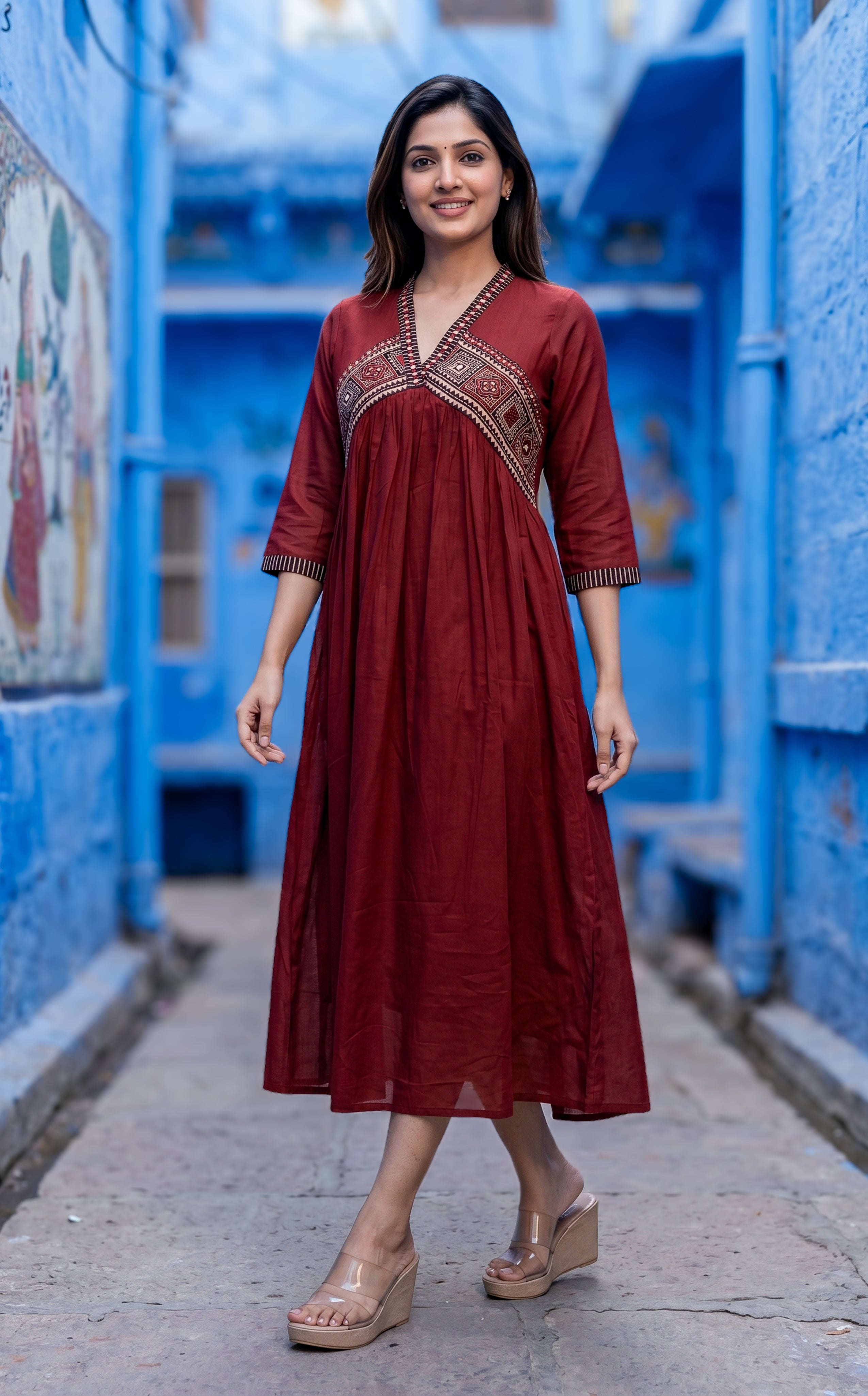 Charu Maroon