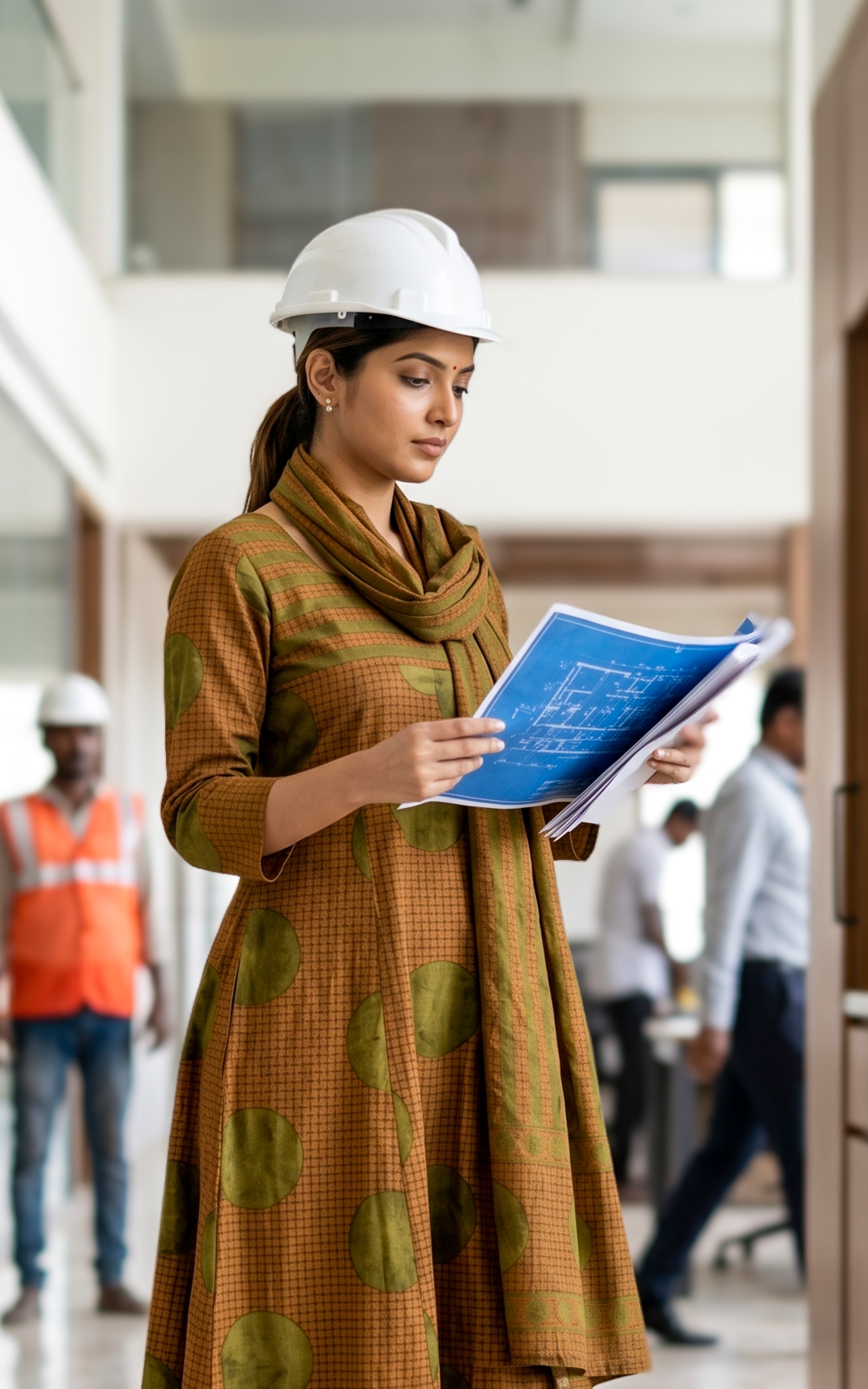 Poonguzhali B (Kurti+Pant+Dupatta)