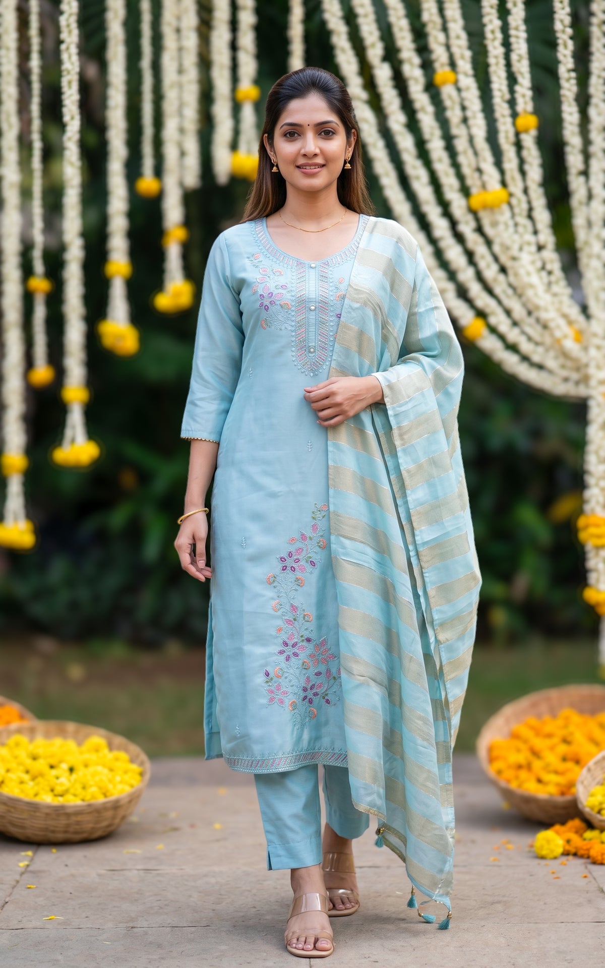 Kaniksha (Kurti+Pant+Dupatta)