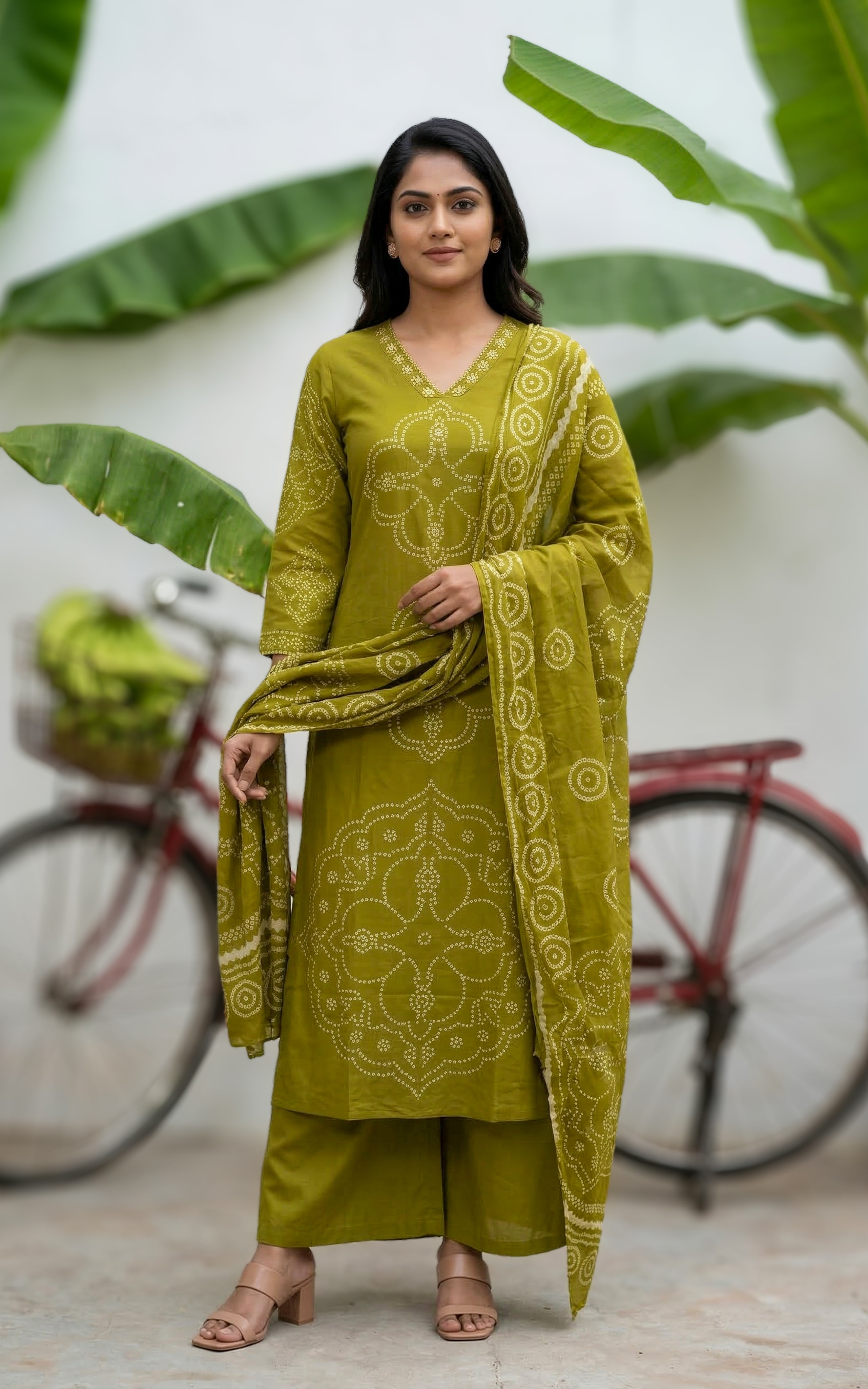 Mahira Mehandi (Kurti+Pant+Dupatta)