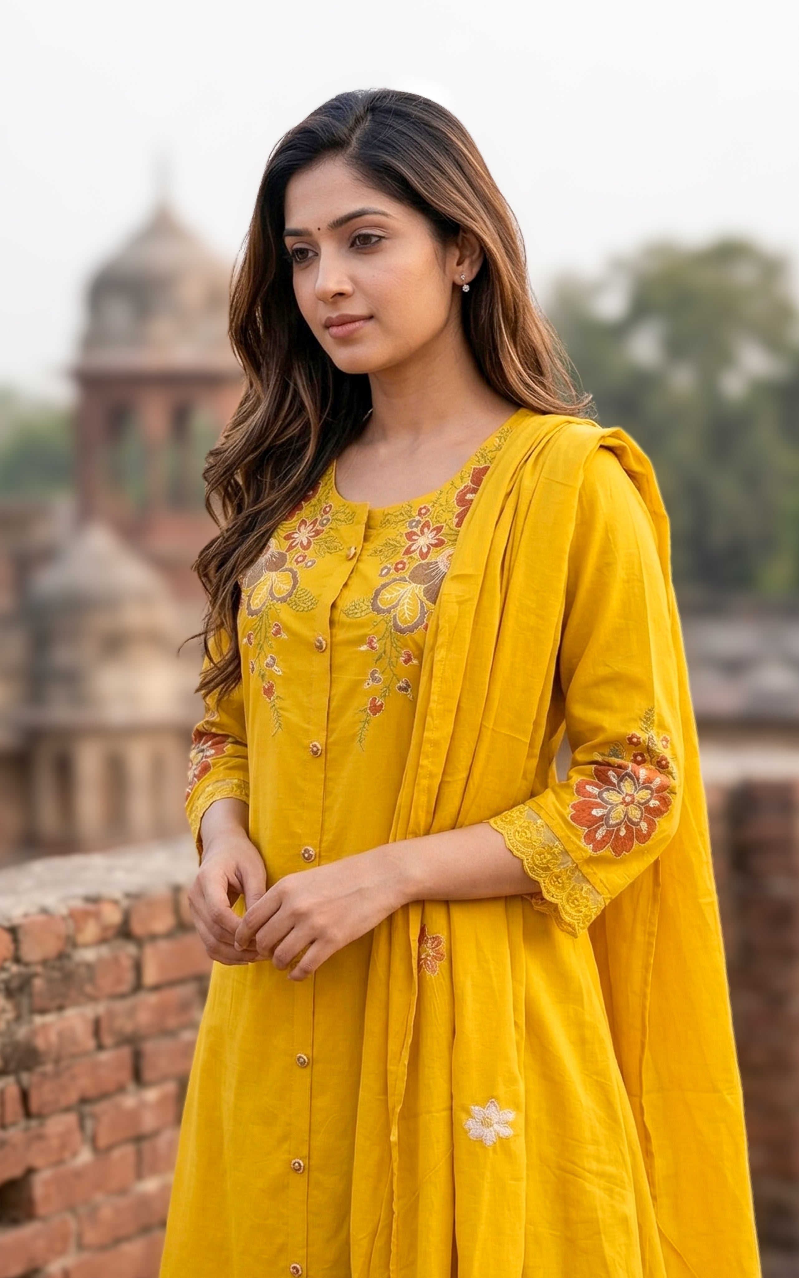 Tharika (Kurti+Pant+Dupatta)