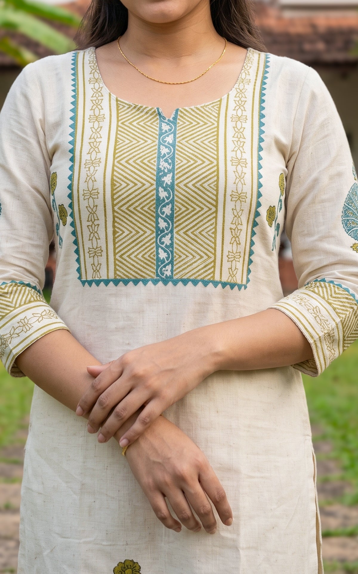 Semmalar B (Kurti+Pant+Dupatta)