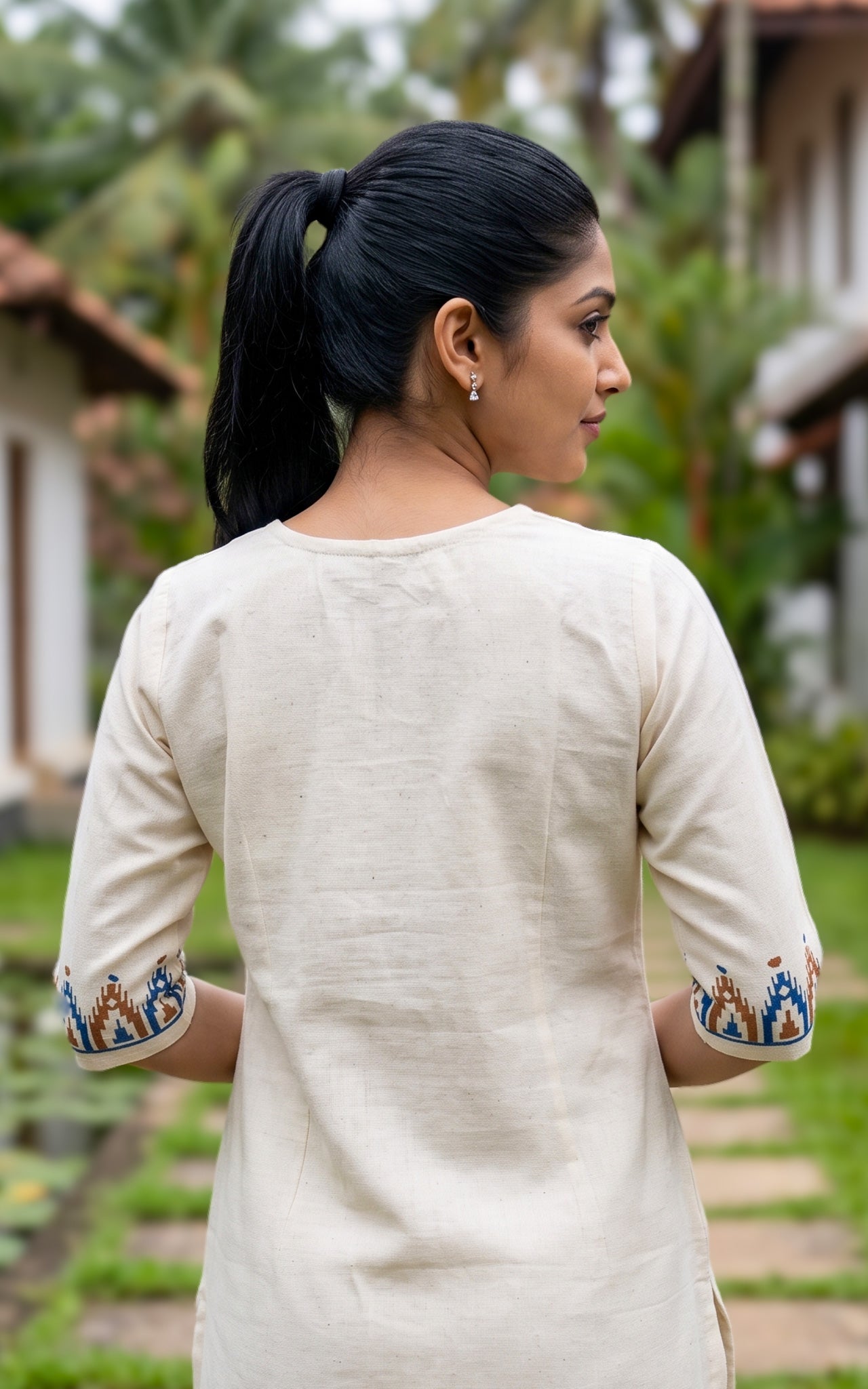 Viviana Handblock B (Kurti+Pant+Dupatta)