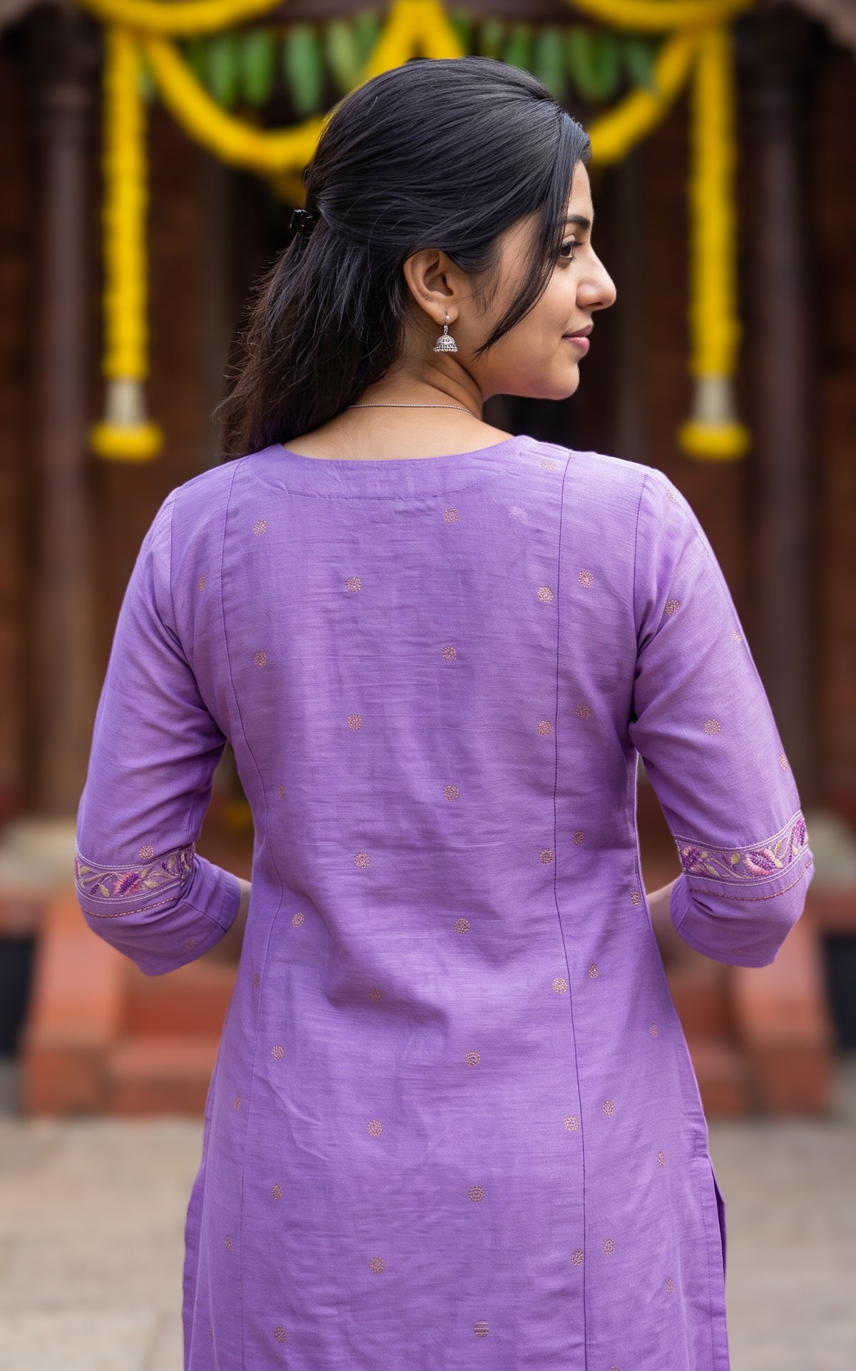 Yazhmika Lavender (Kurti+Dupatta)