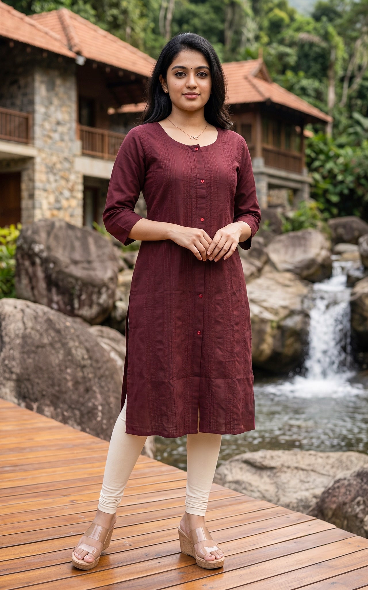 Harshitha Dark Plum