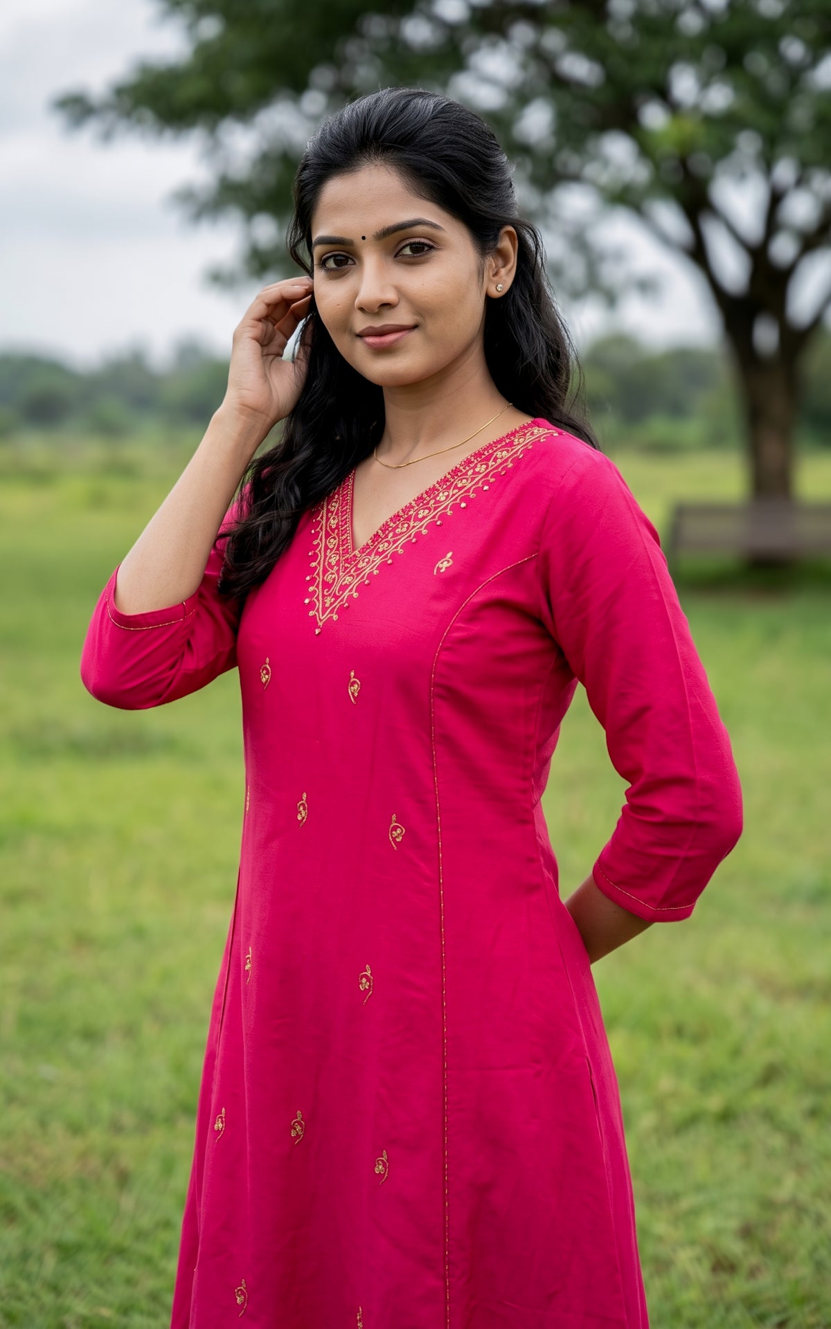 Rizwana Dark Pink