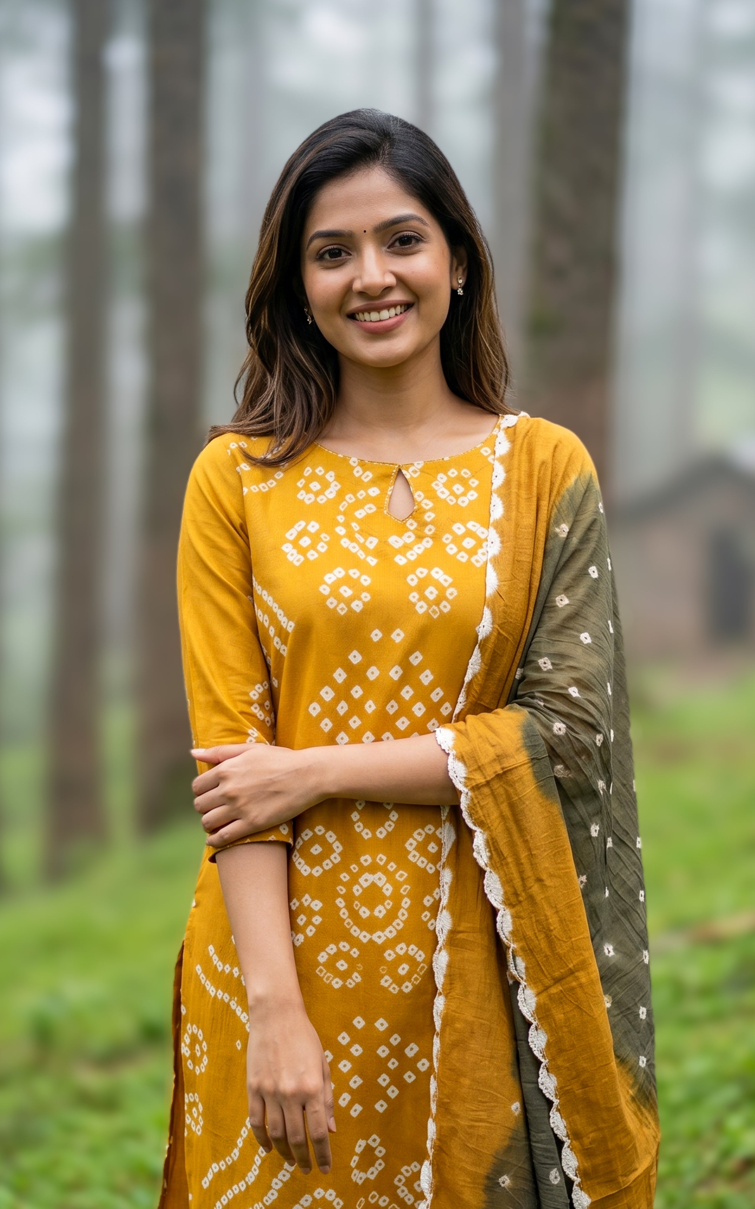 Breathable cotton summer kurti for women