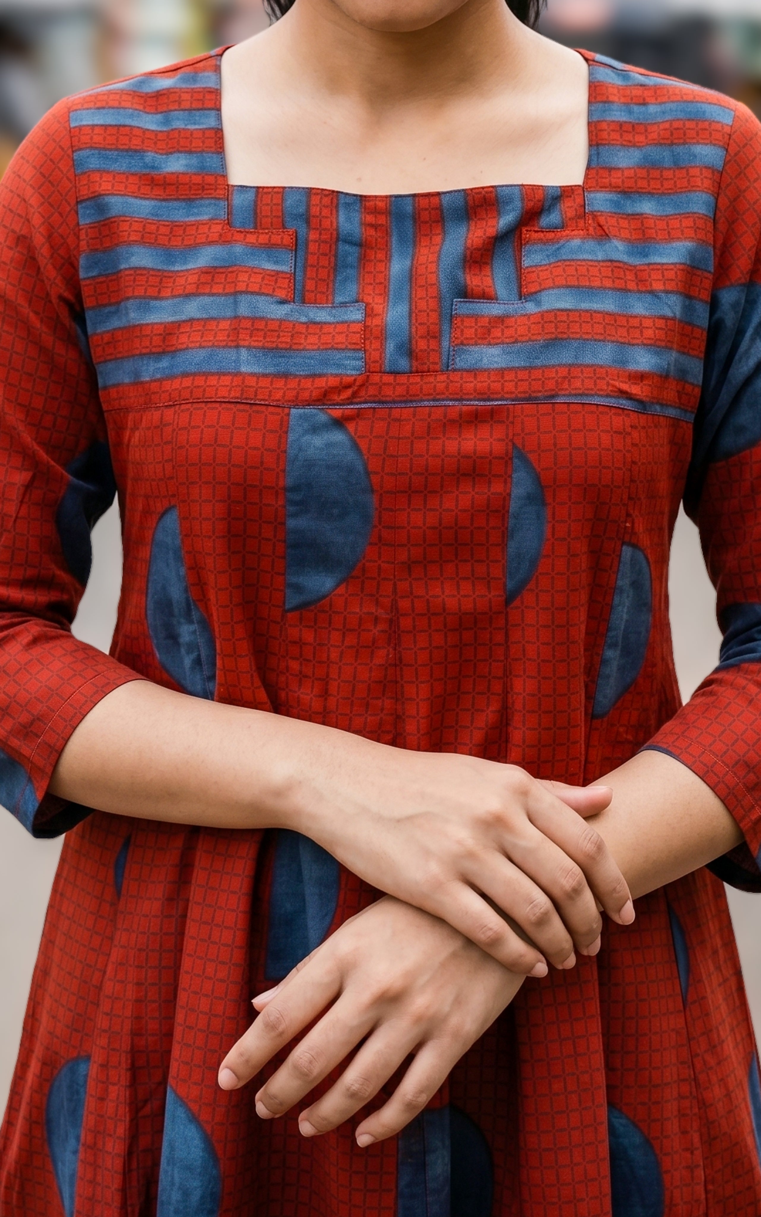 Poonguzhali D (Kurti+Pant+Dupatta)