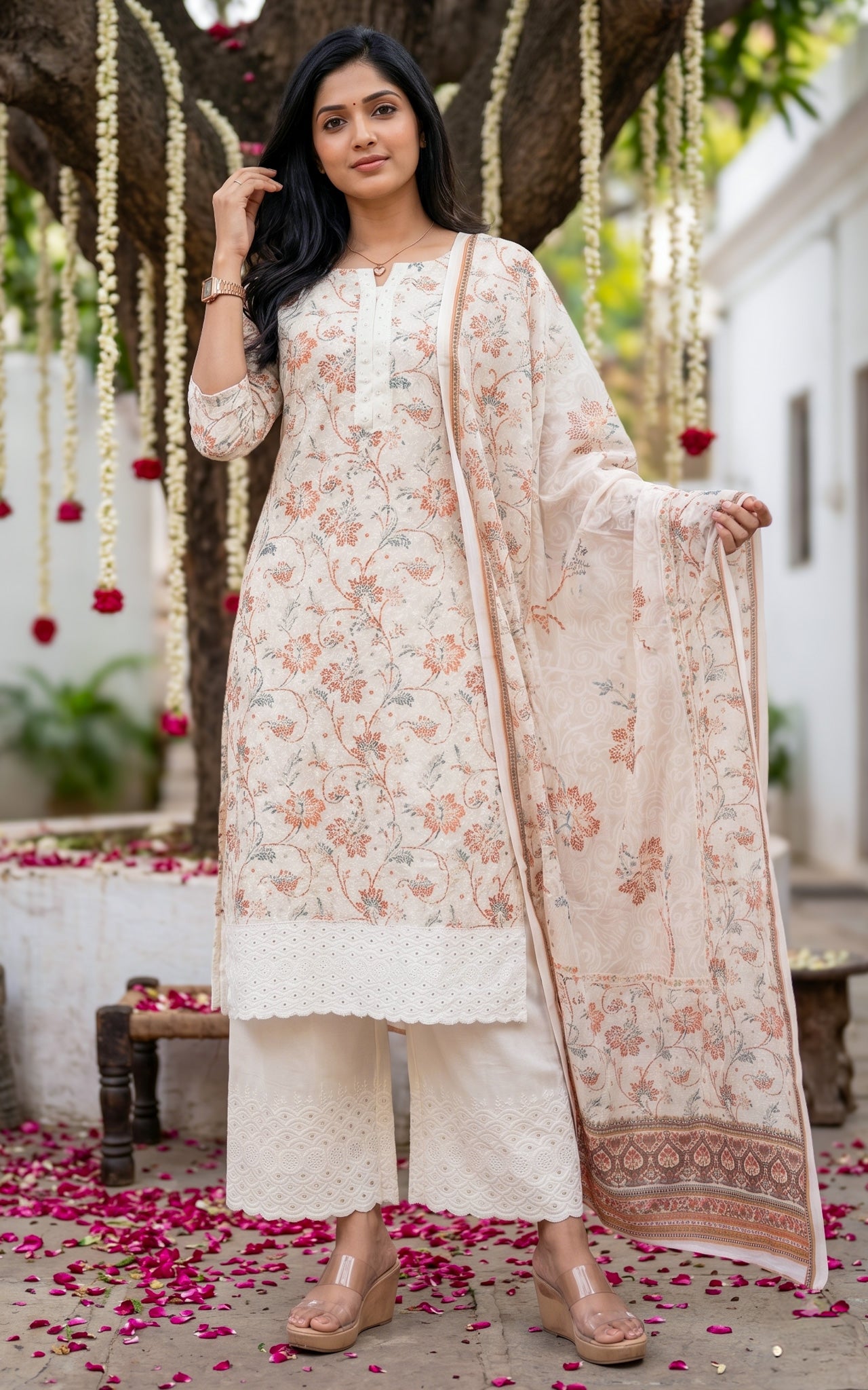 Jarina (Kurti+Pant+Dupatta)
