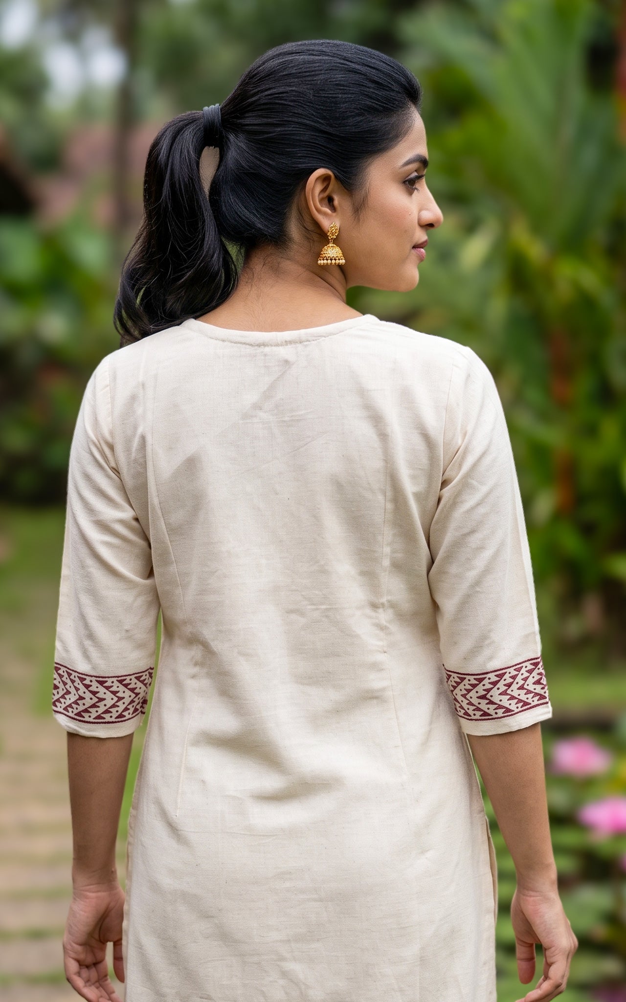 Viviana Handblock C (Kurti+Pant+Dupatta)