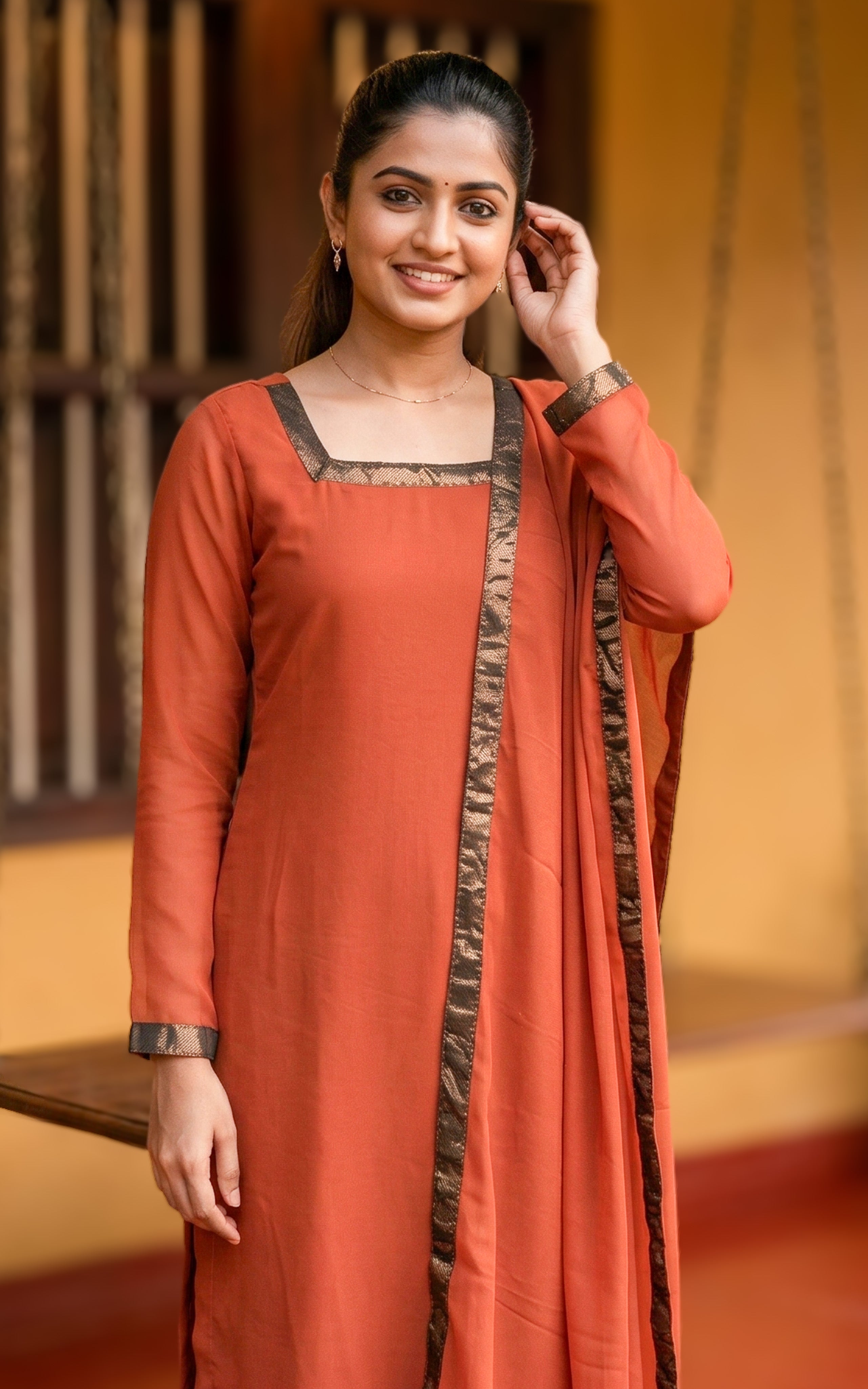 Parthen Rasithen Laila 2 (Kurti+Dupatta)