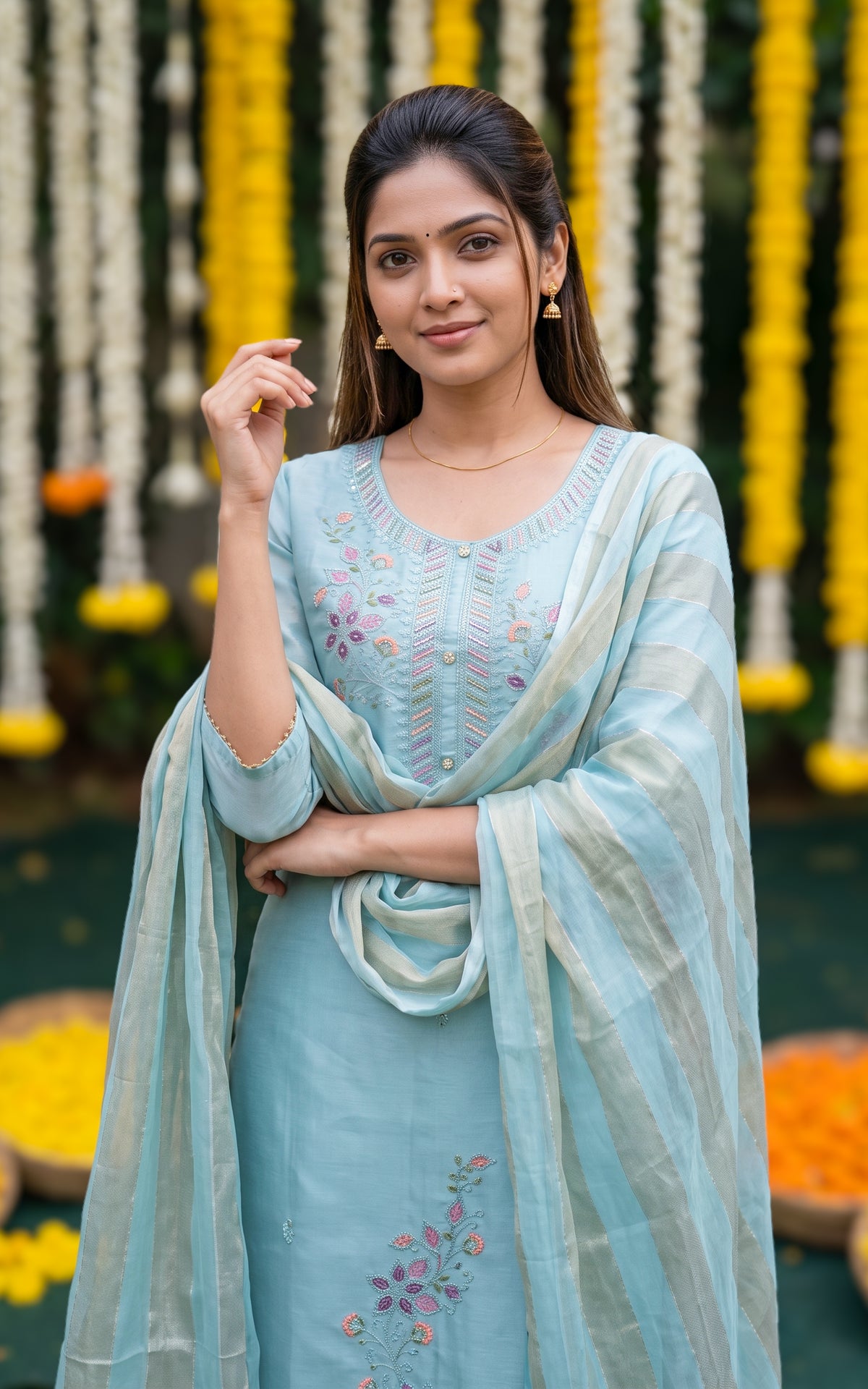 Kaniksha (Kurti+Pant+Dupatta)