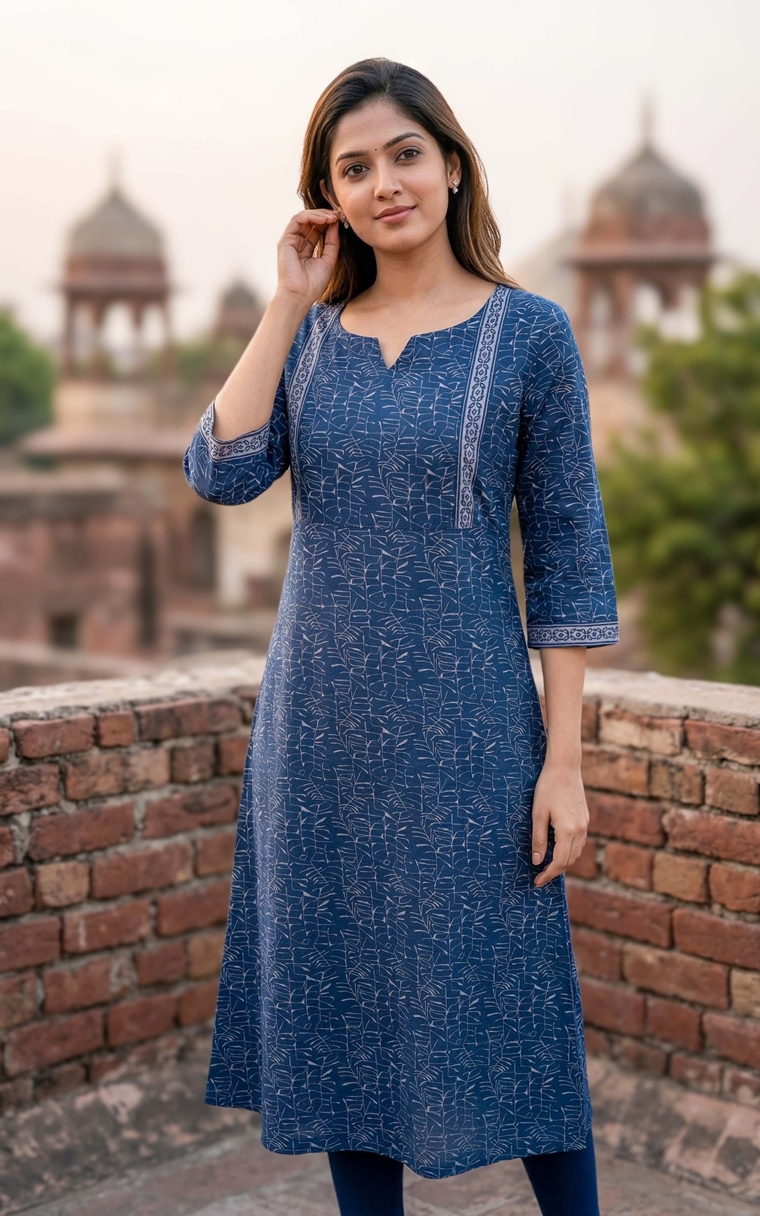 Neha Navy Blue A