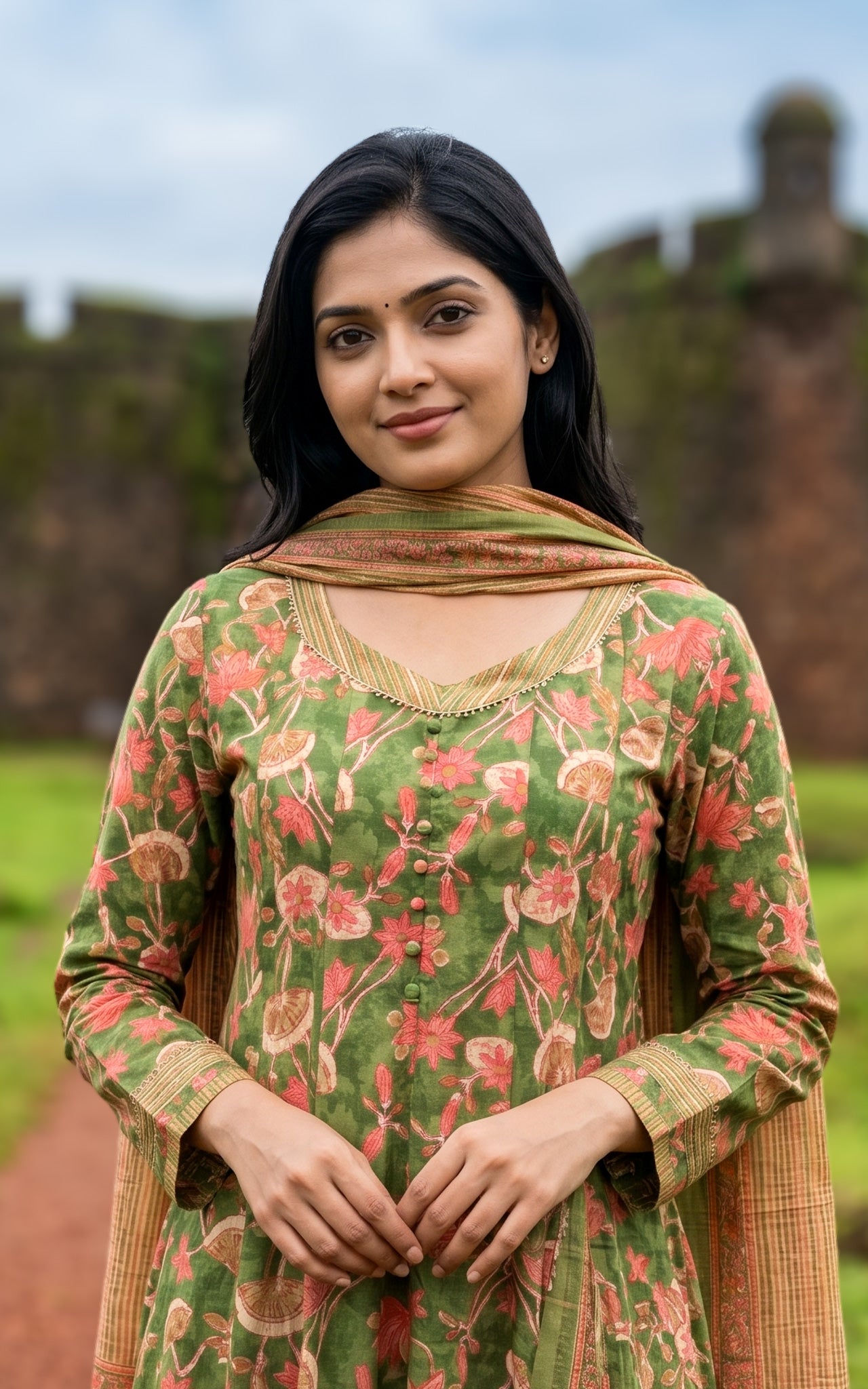Riya C (Kurti+Dupatta)
