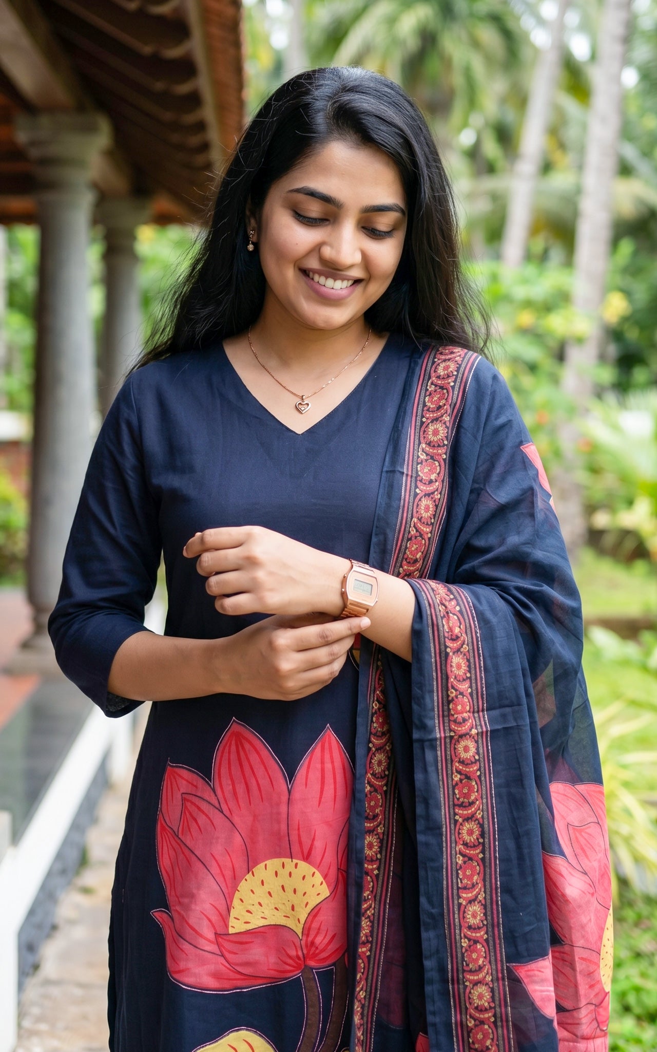 Thamarai (Kurti+Dupatta)