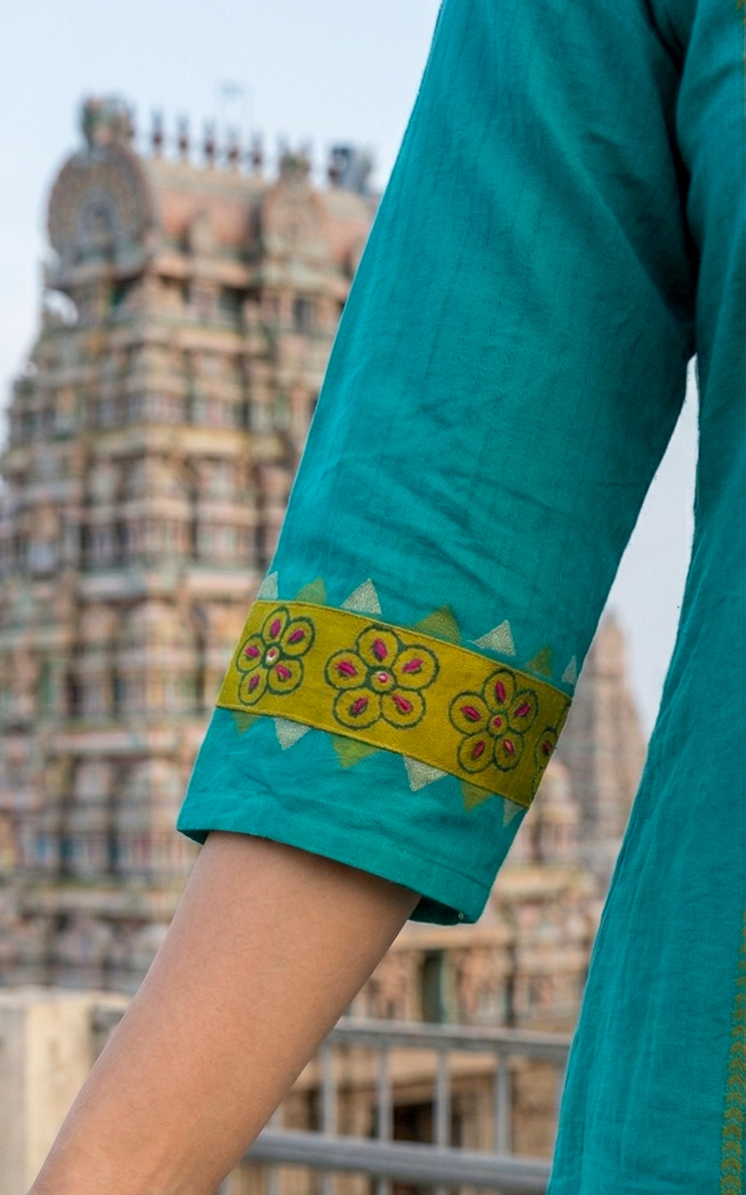 Nishitha Handblock (Kurti+Pant+Dupatta)