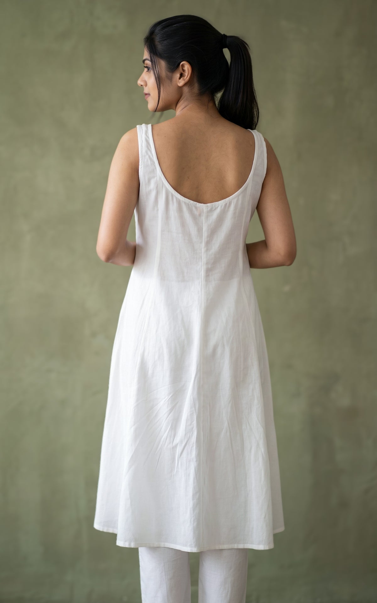 Cotton Aline Slip (inner) White