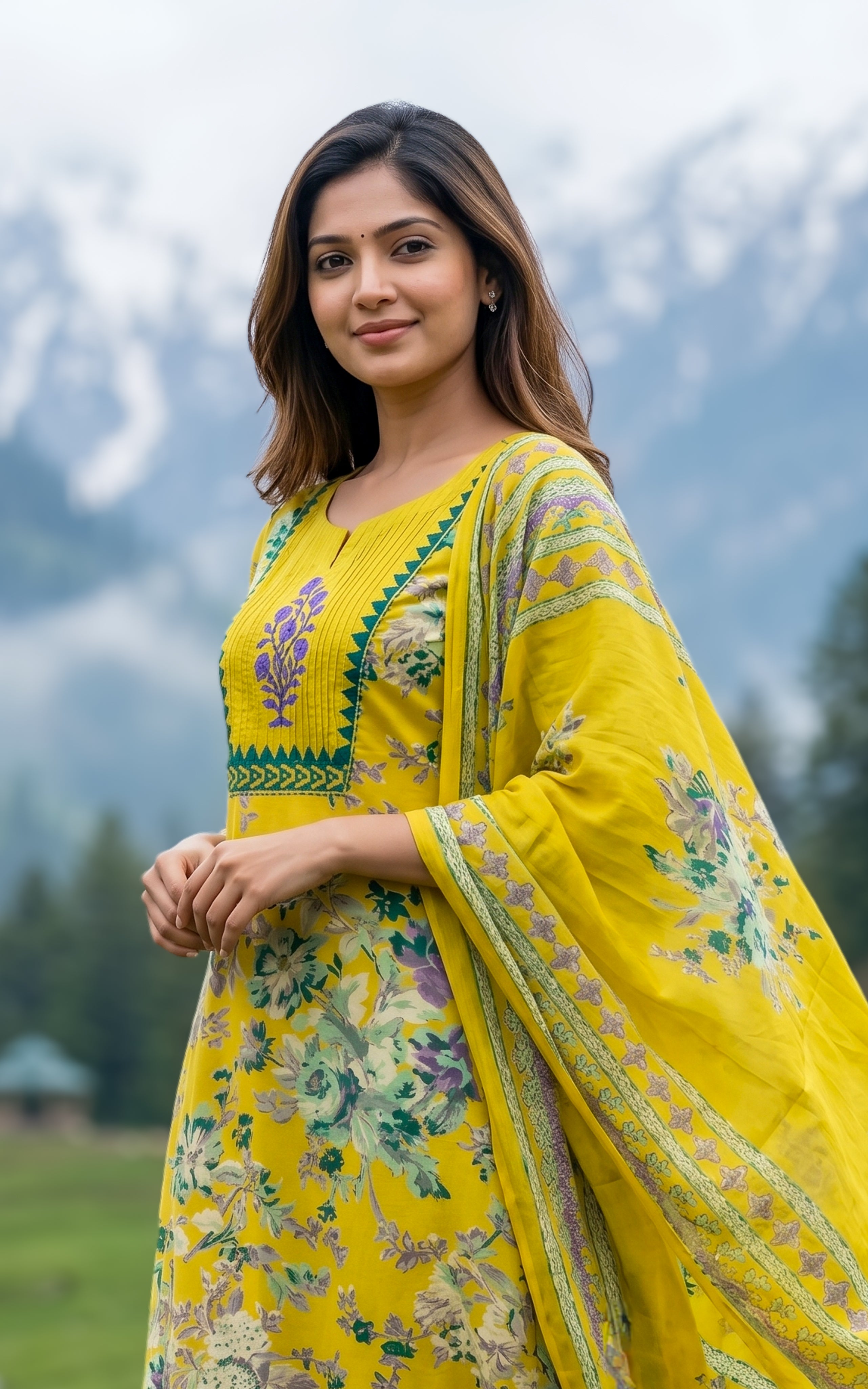 Sharla A (Kurti+Pant+Dupatta)