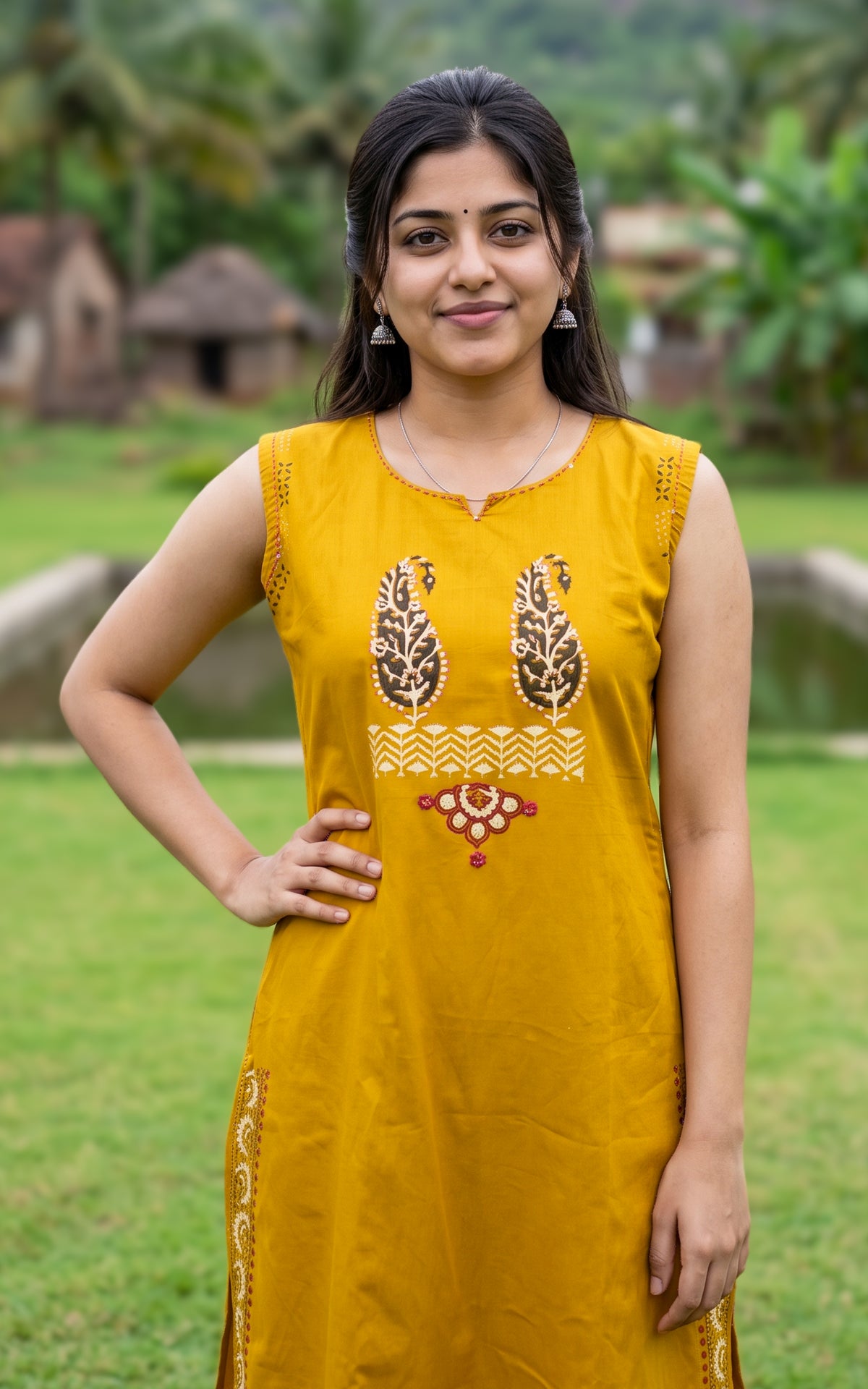 Moimalar Handblock (Kurti+Pant)