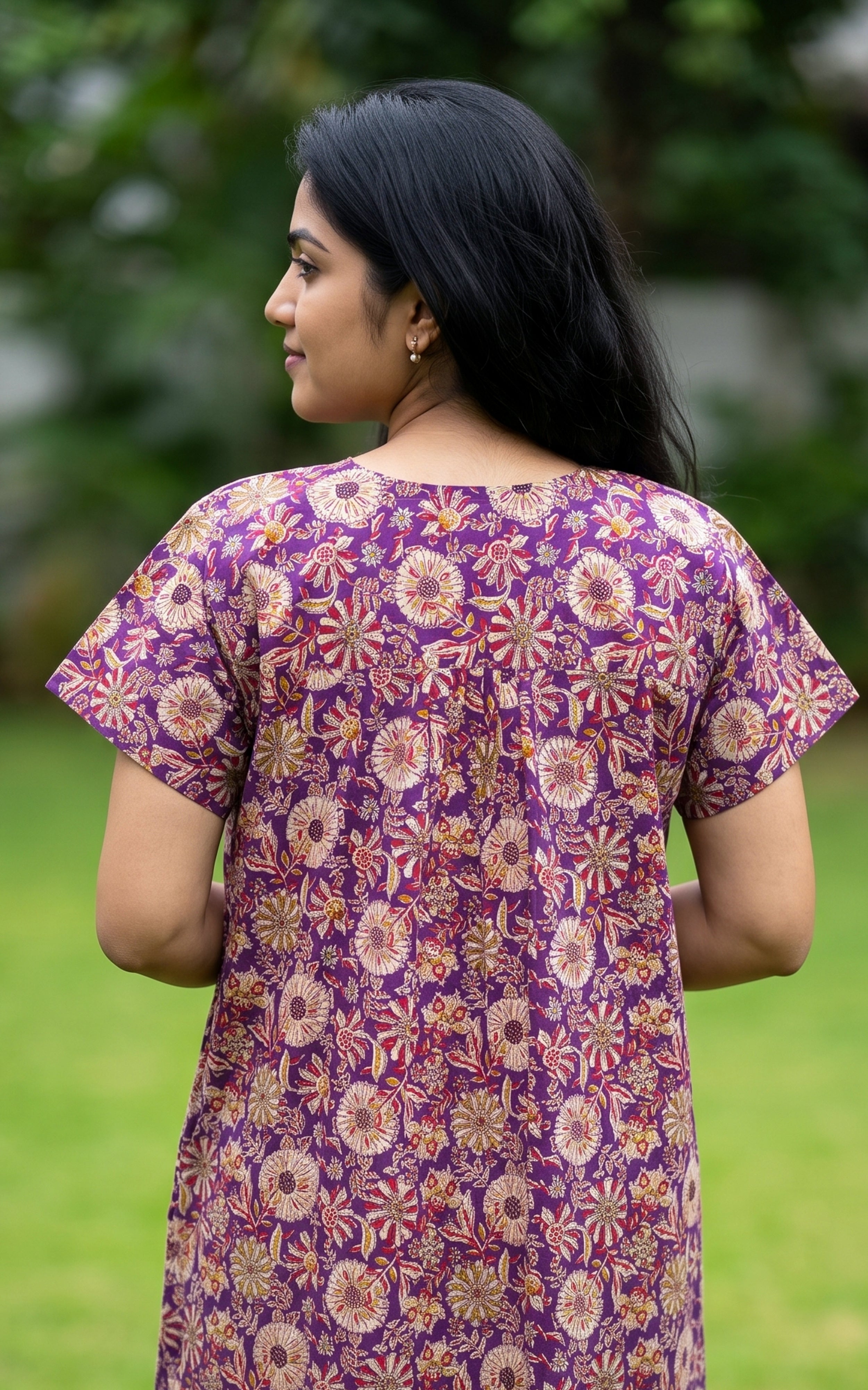 Cotton Straight Fit Nighty-164SS11