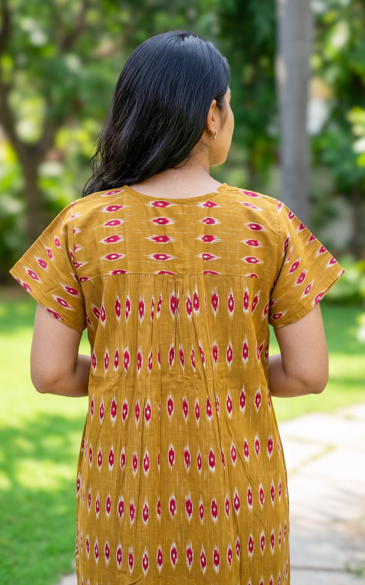 Cotton Straight Fit Nighty-166SS2B