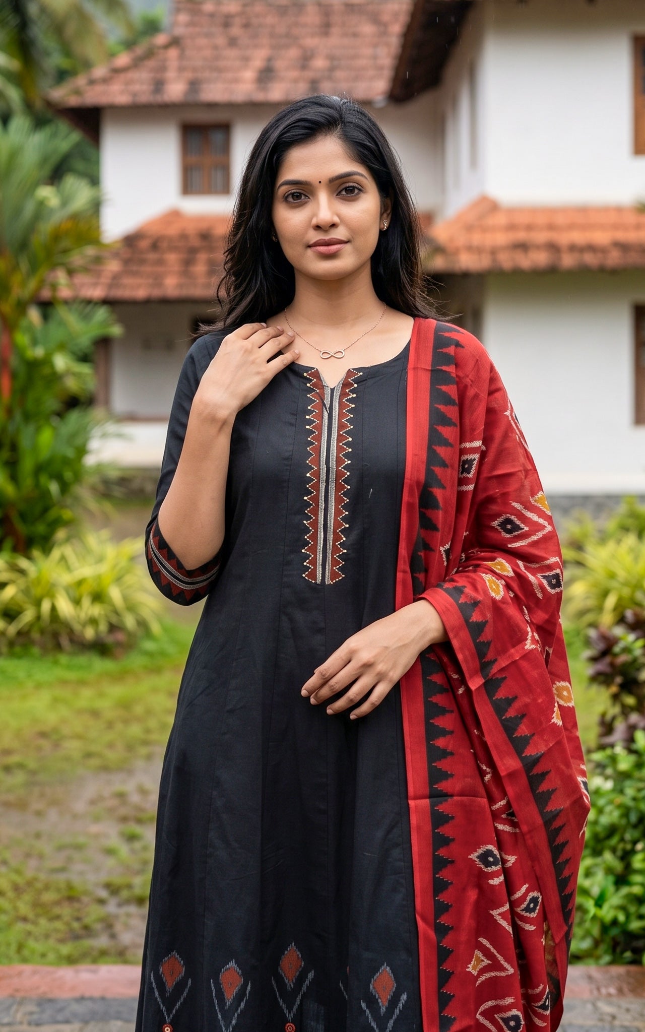 Dakshana Handblock (Kurti+Pant+Dupatta)