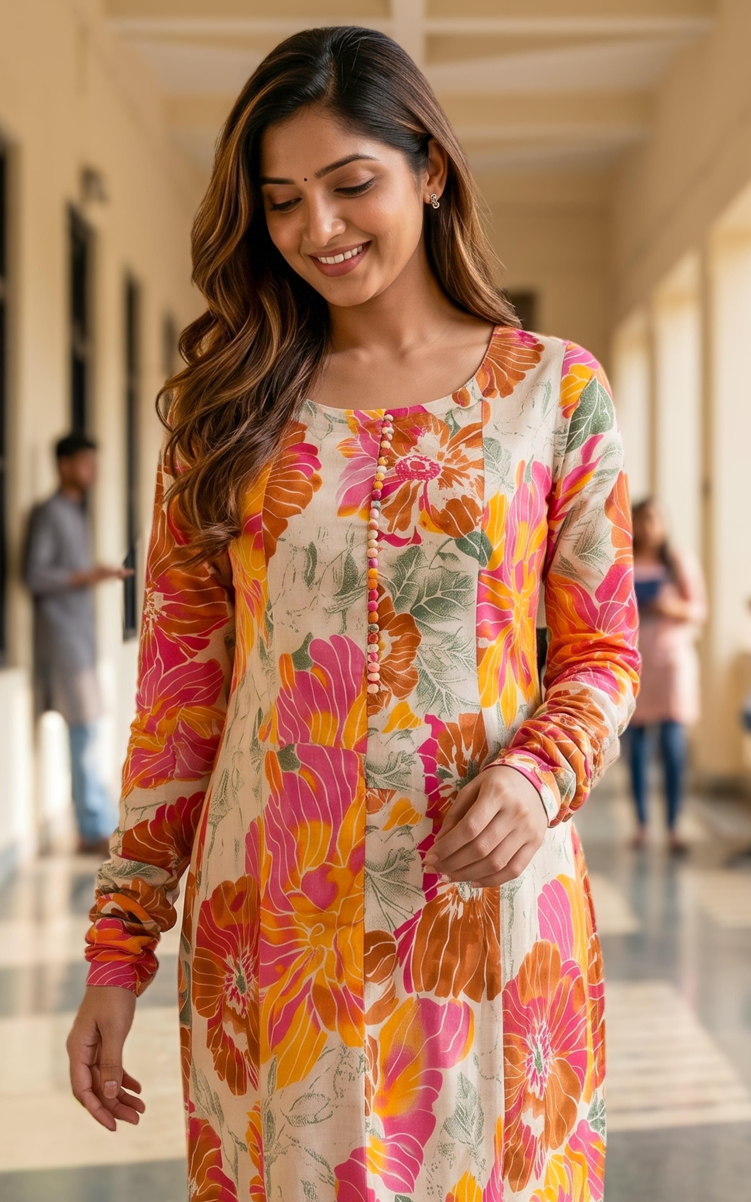 Cotton ethnic kurti for women