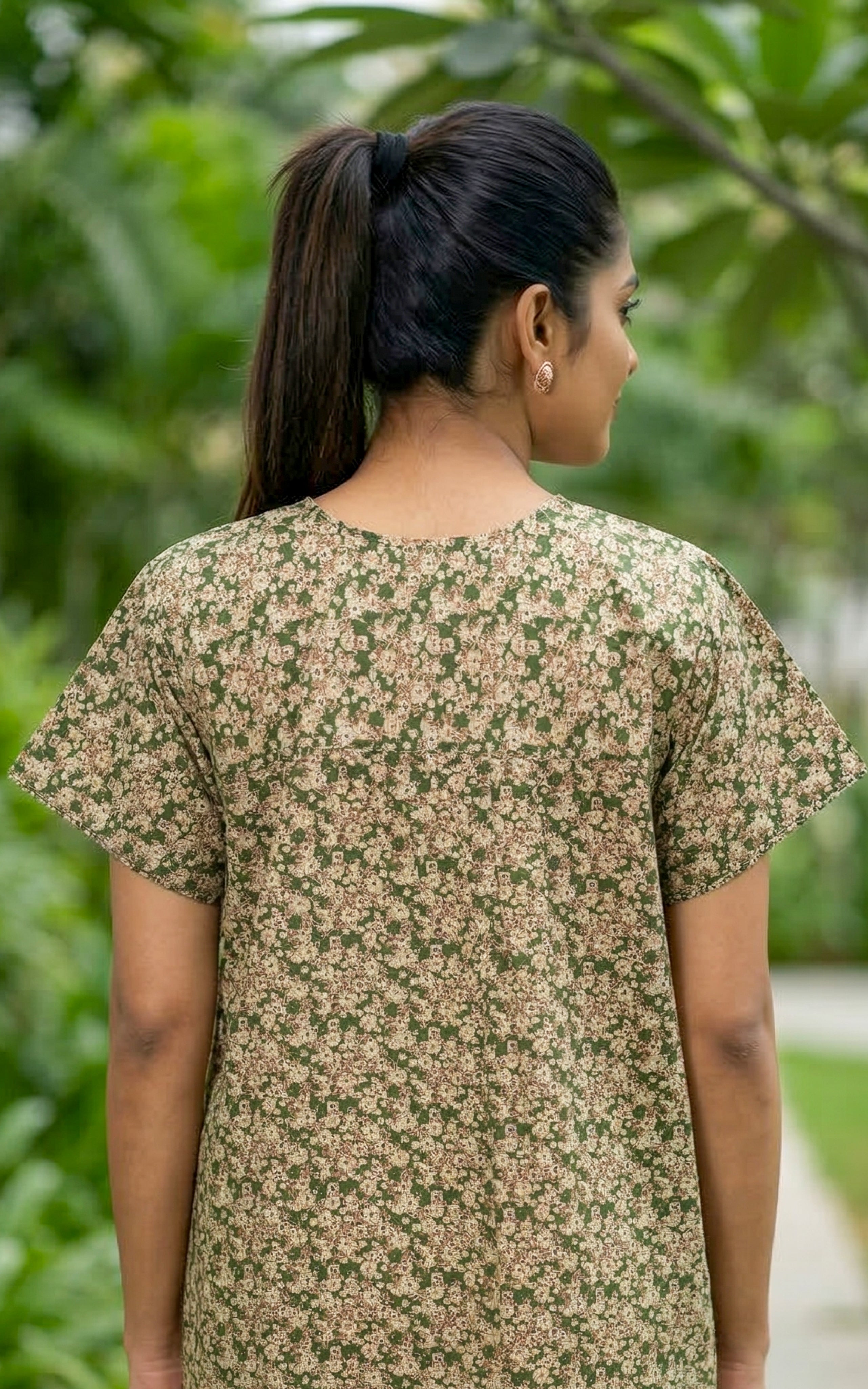 Cotton Straight Fit Nighty-159SS2A