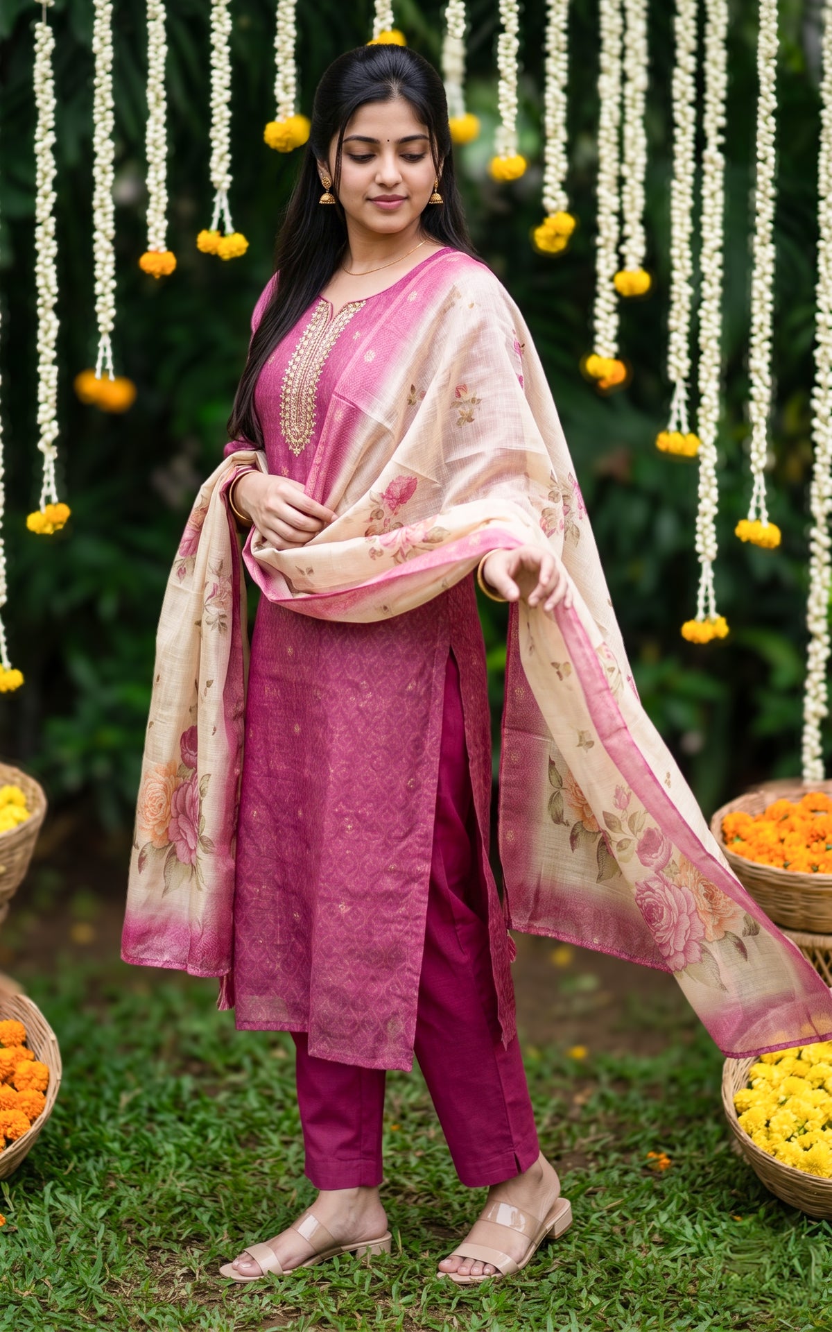 Krittika (Kurti+Pant+Dupatta)