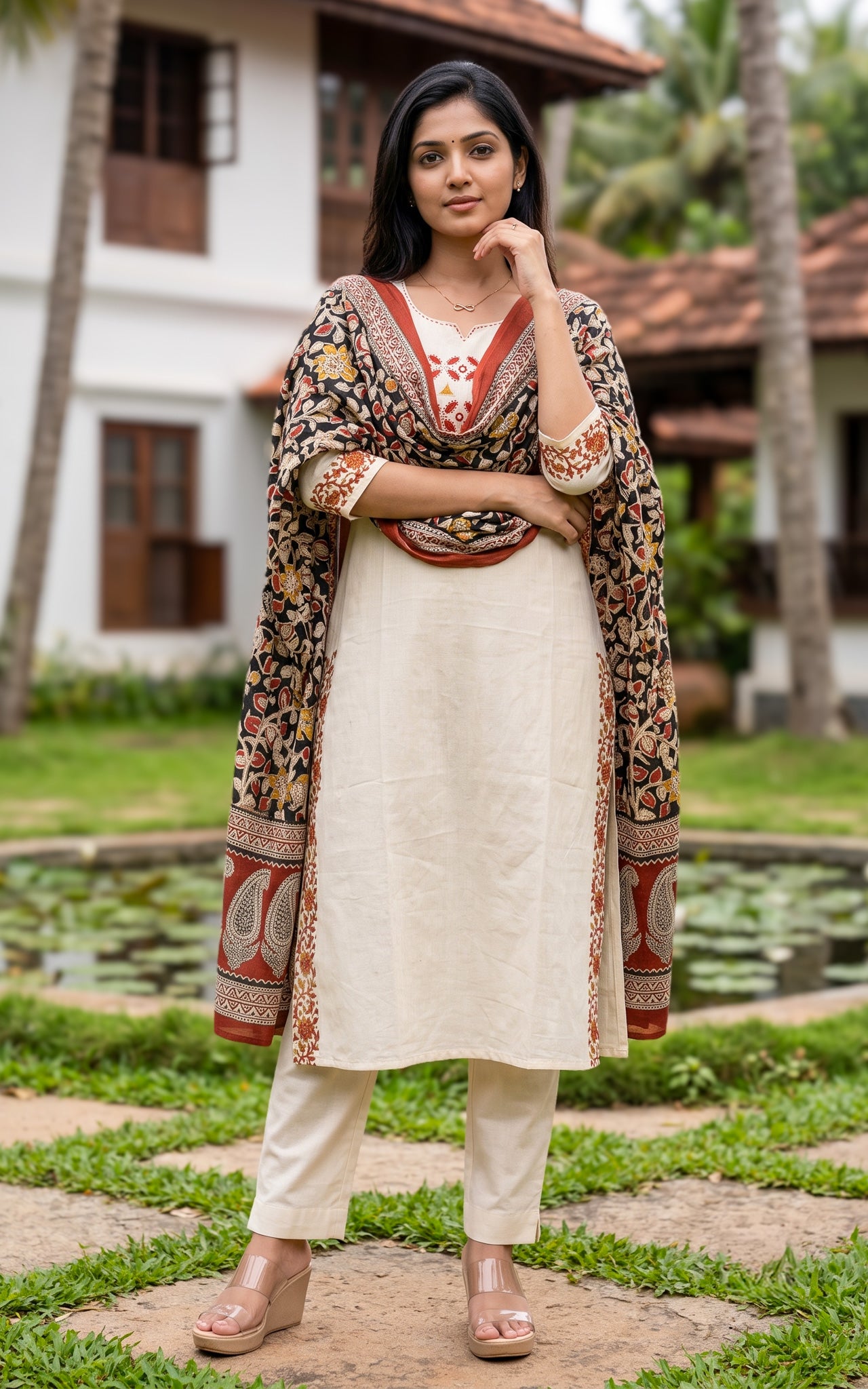Aayushi (Kurti+Pant+Dupatta)