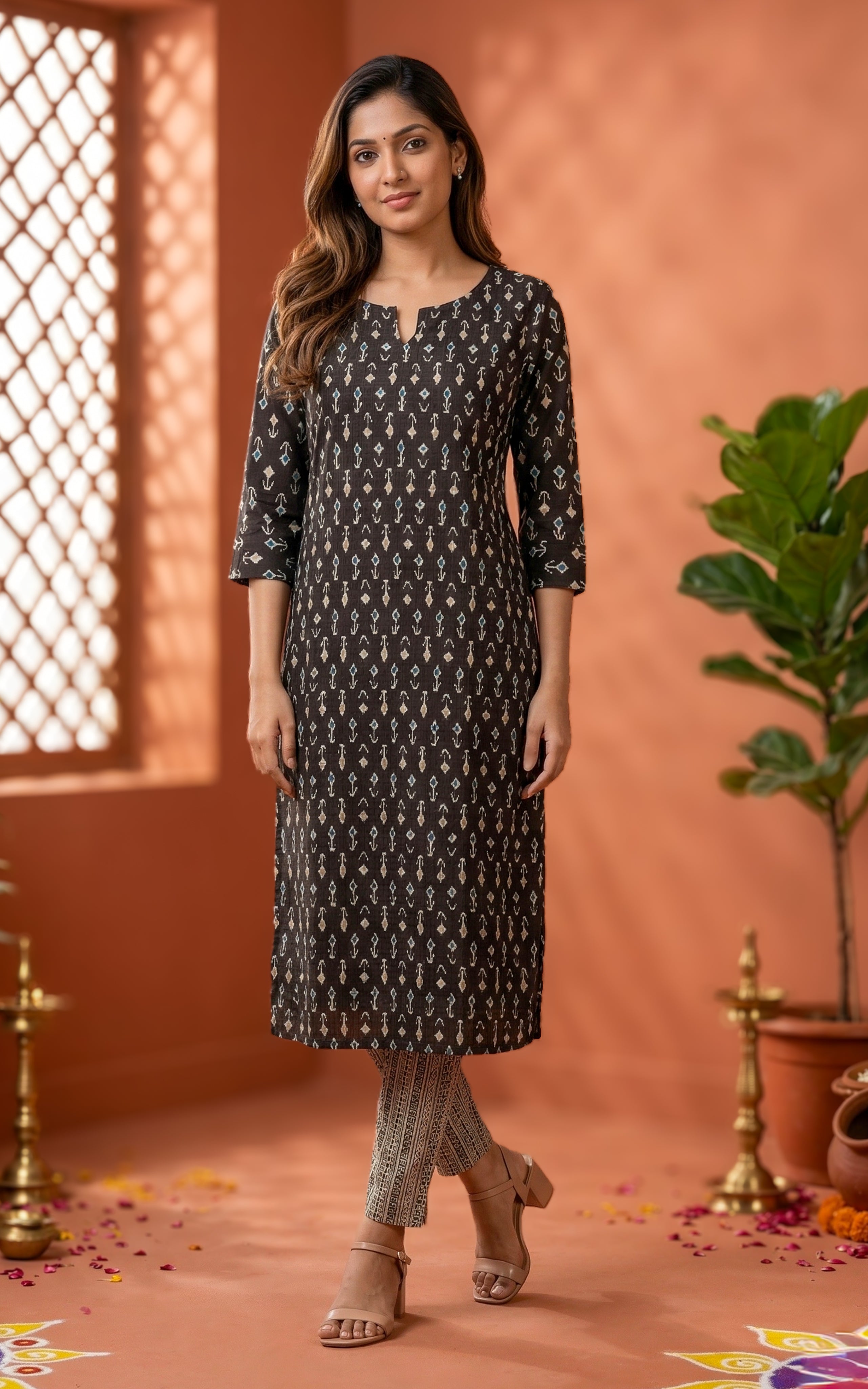 Office Wear Simple Straight Cut Cotton Kurti Set
Daily Wear Comfortable Printed Cotton Kurti Set