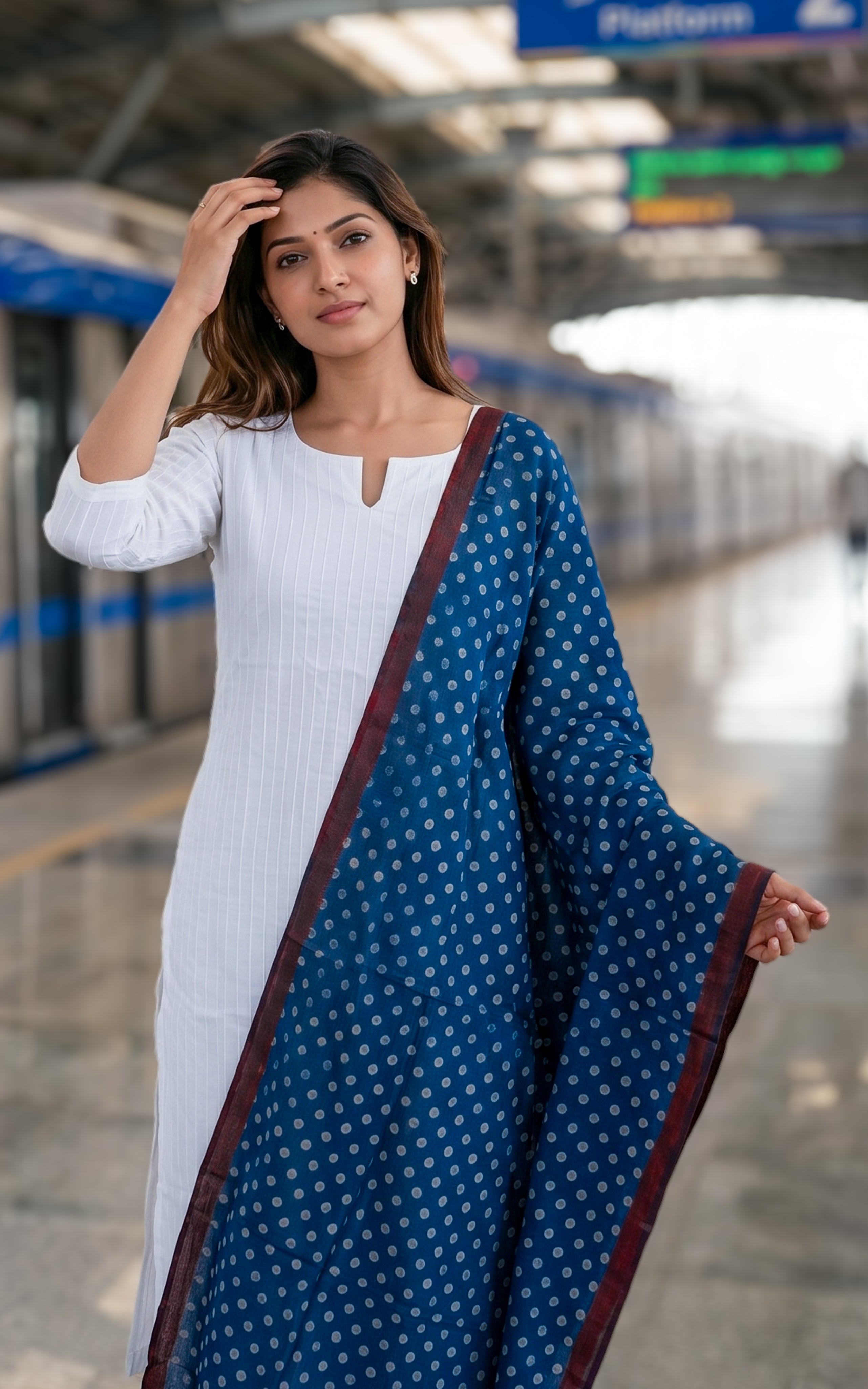 Venba B (Kurti+Dupatta)