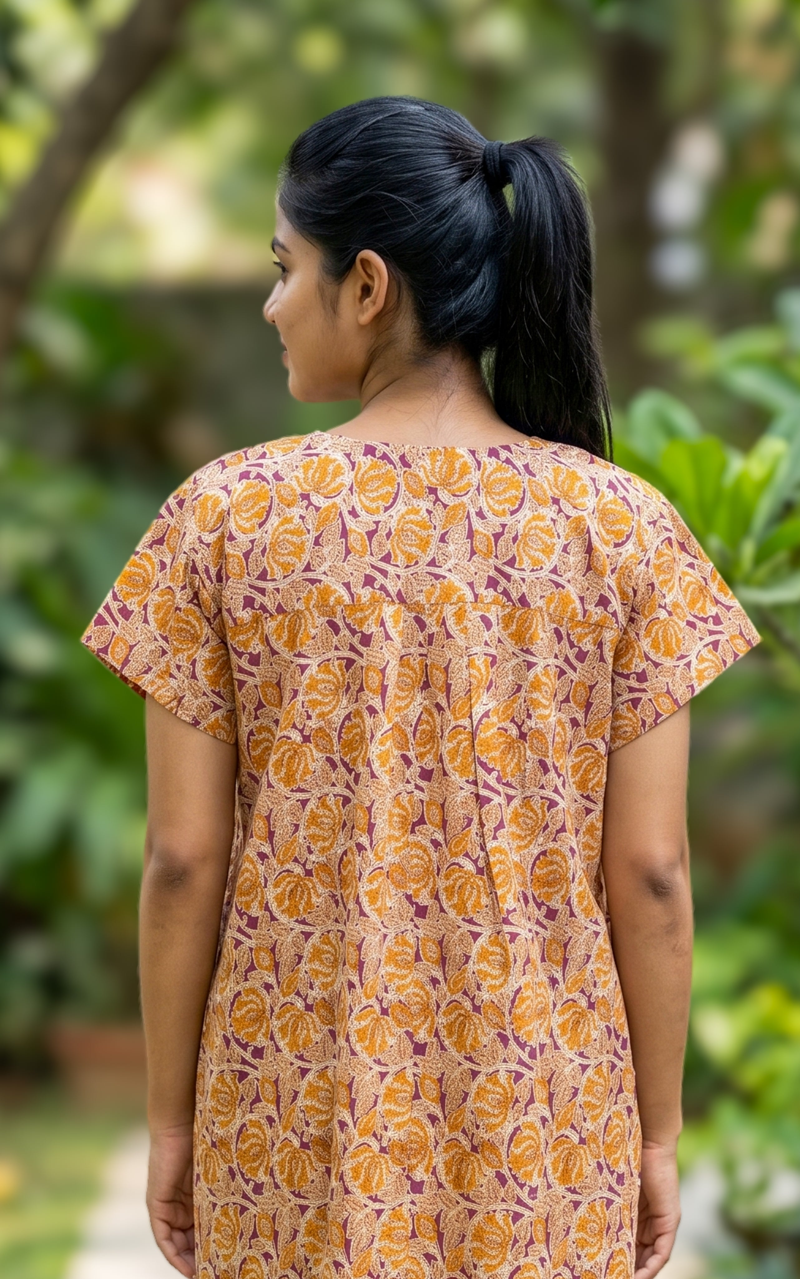 Cotton Straight Fit Nighty-160SS24