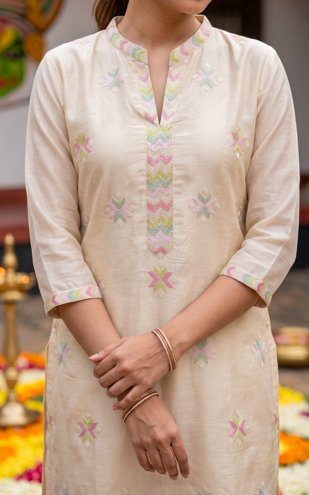 Prakruthi B (Kurti+Pant+Dupatta)