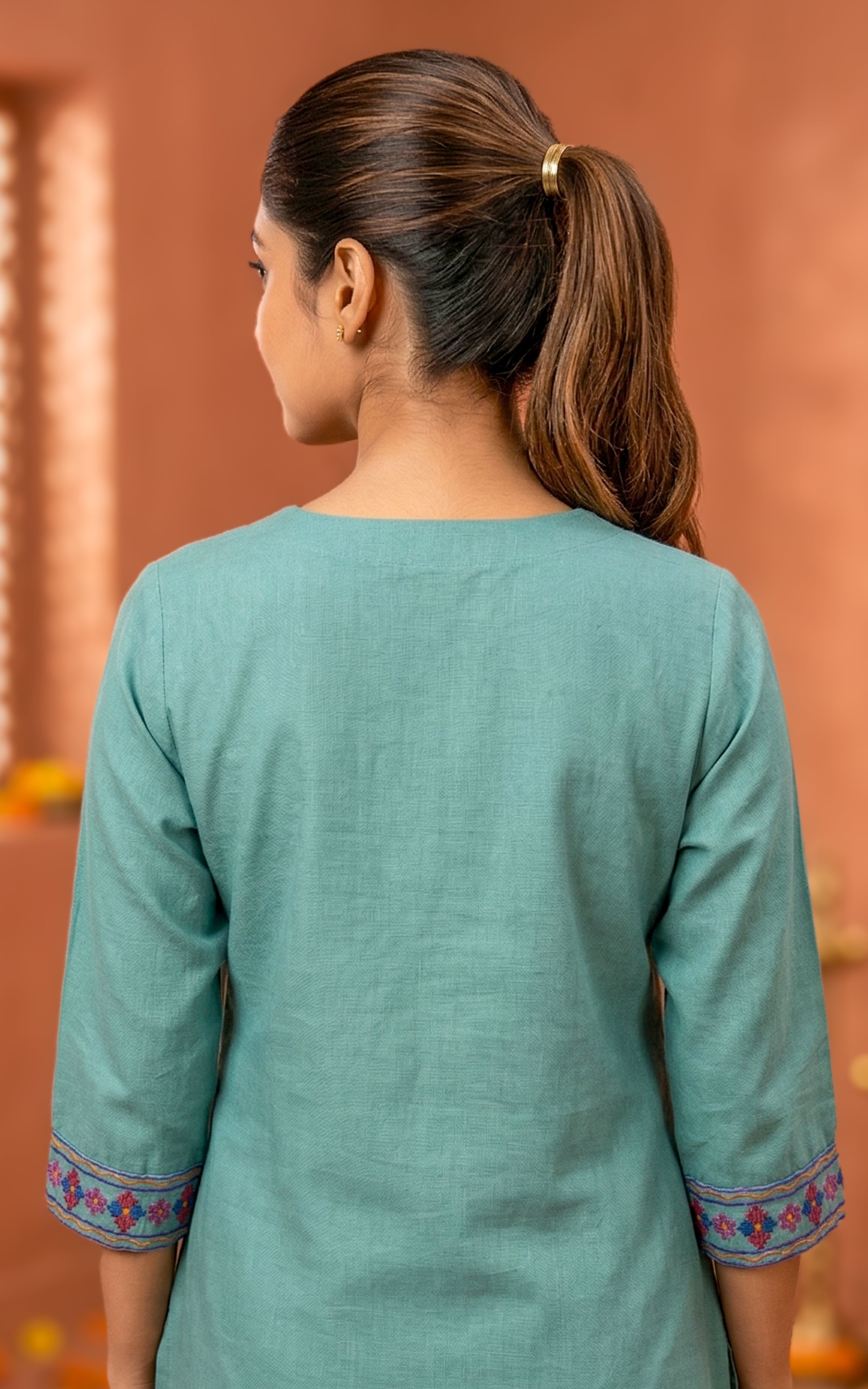 Lashitha Dusty Teal